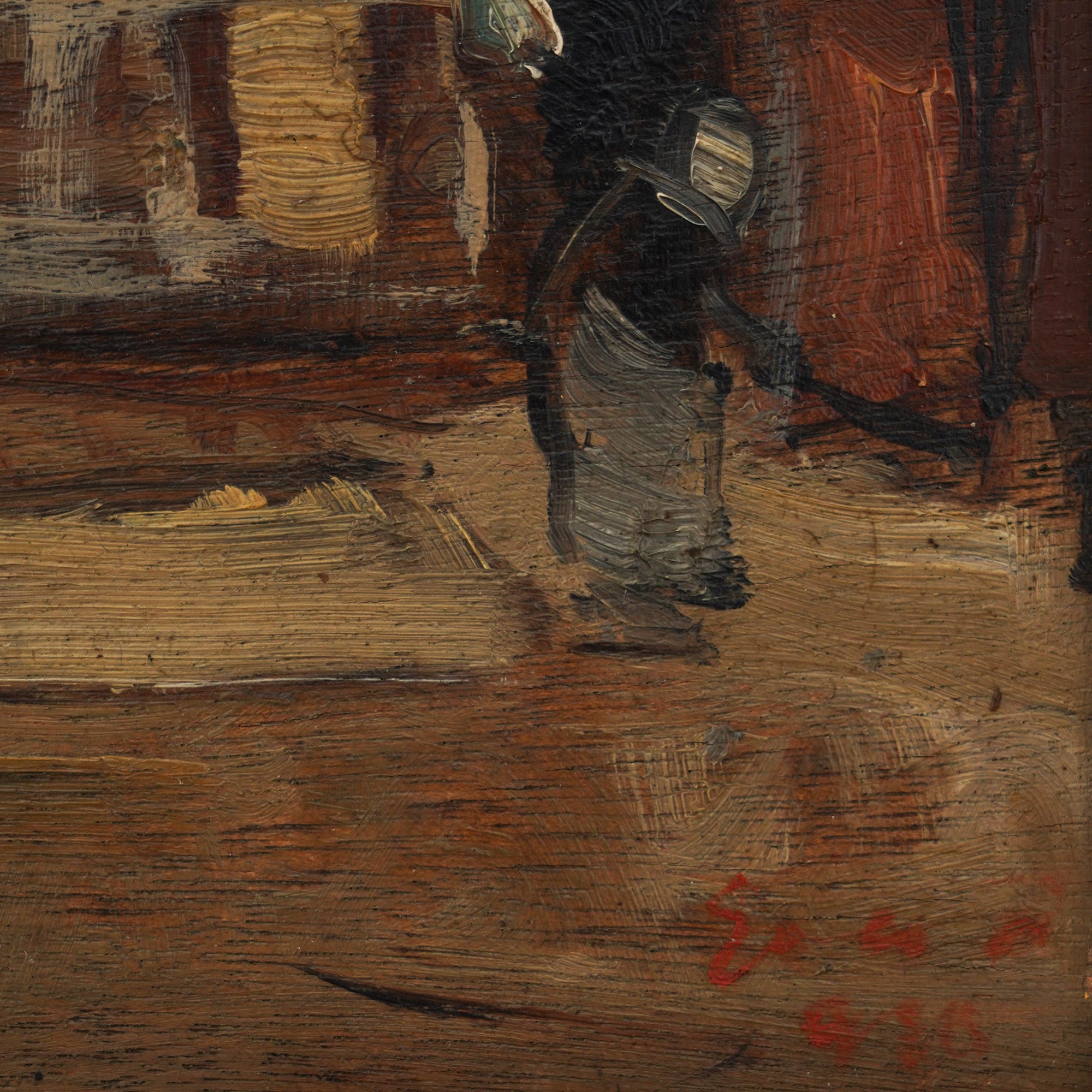 François Gall - Scène de rue à Paris - Artiss