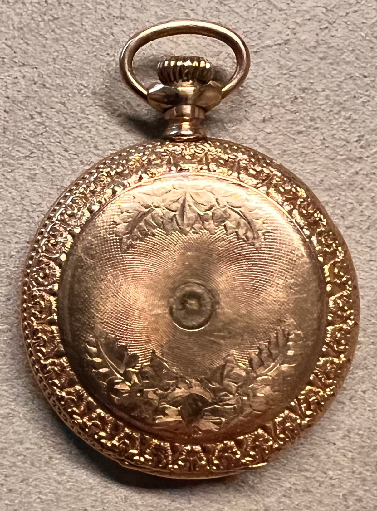 Ceas de buzunar Elgin, placat cu aur, 36 mm, 38.72 g, cca.1903 - Artiss