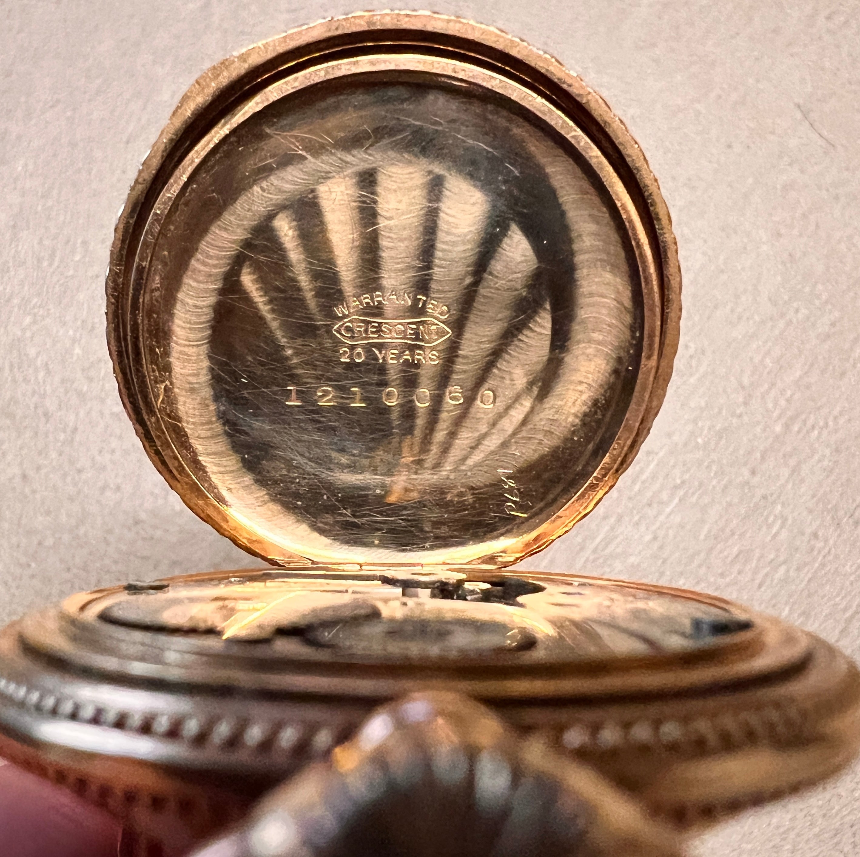 Ceas de buzunar Elgin, placat cu aur, 36 mm, 38.72 g, cca.1903 - Artiss