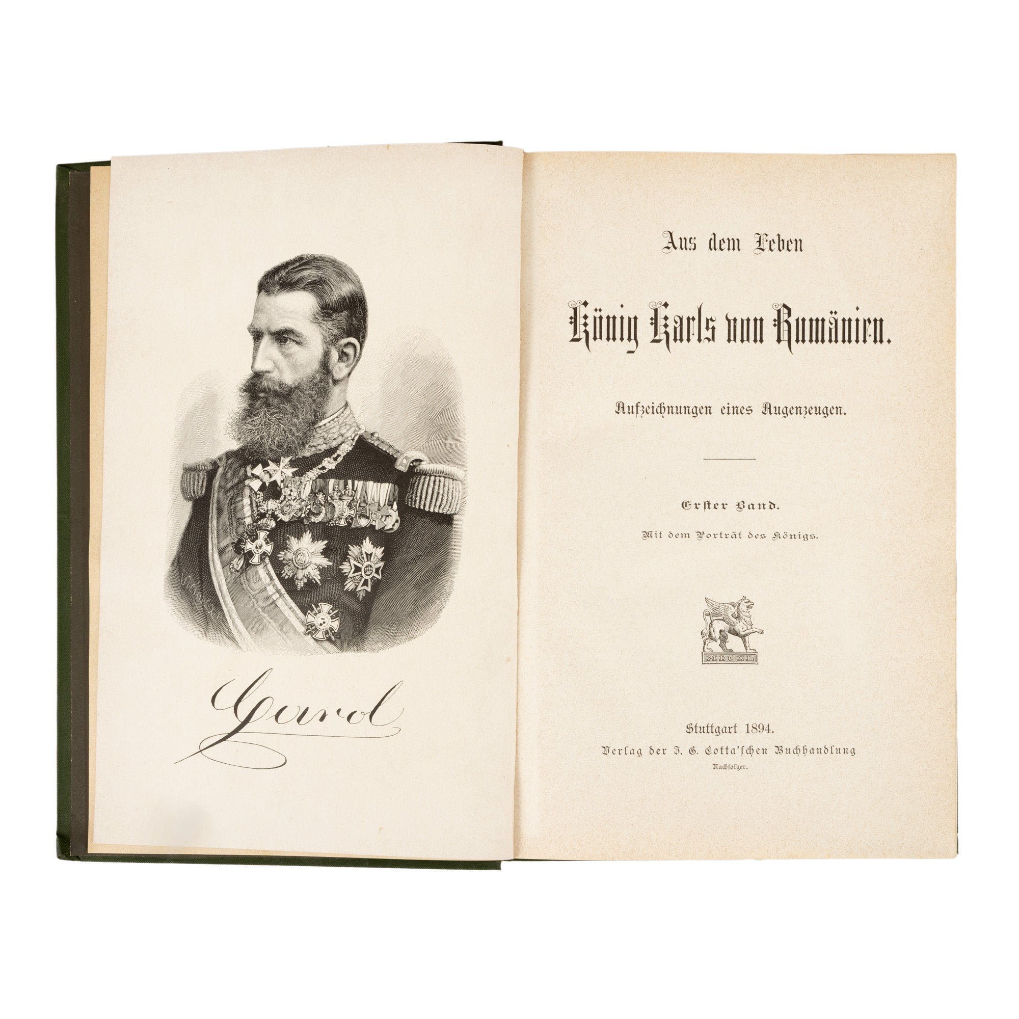 ”Din viața Regelui Carol I al României, de un martor ocular”, de Mite Kremnitz, patru volume, 1894-1897