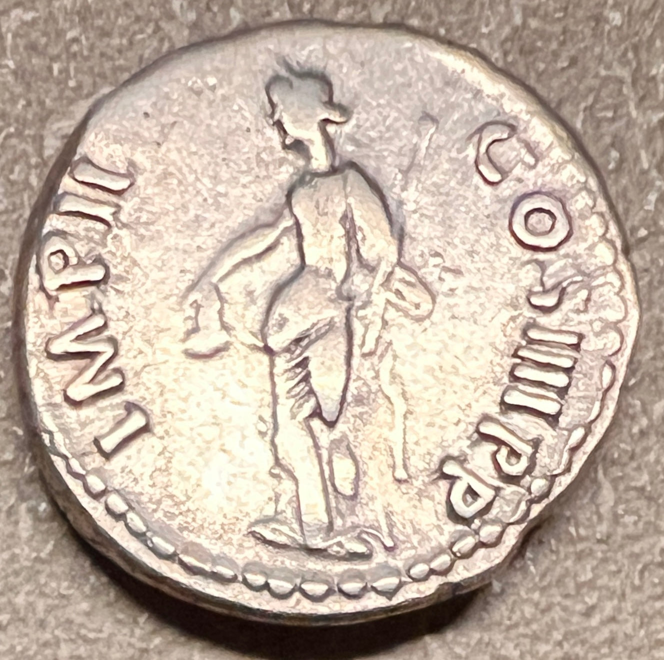Monedă Denarius, Nerva, tip Libertas, 96-98 e.n., argint (clasată fond)