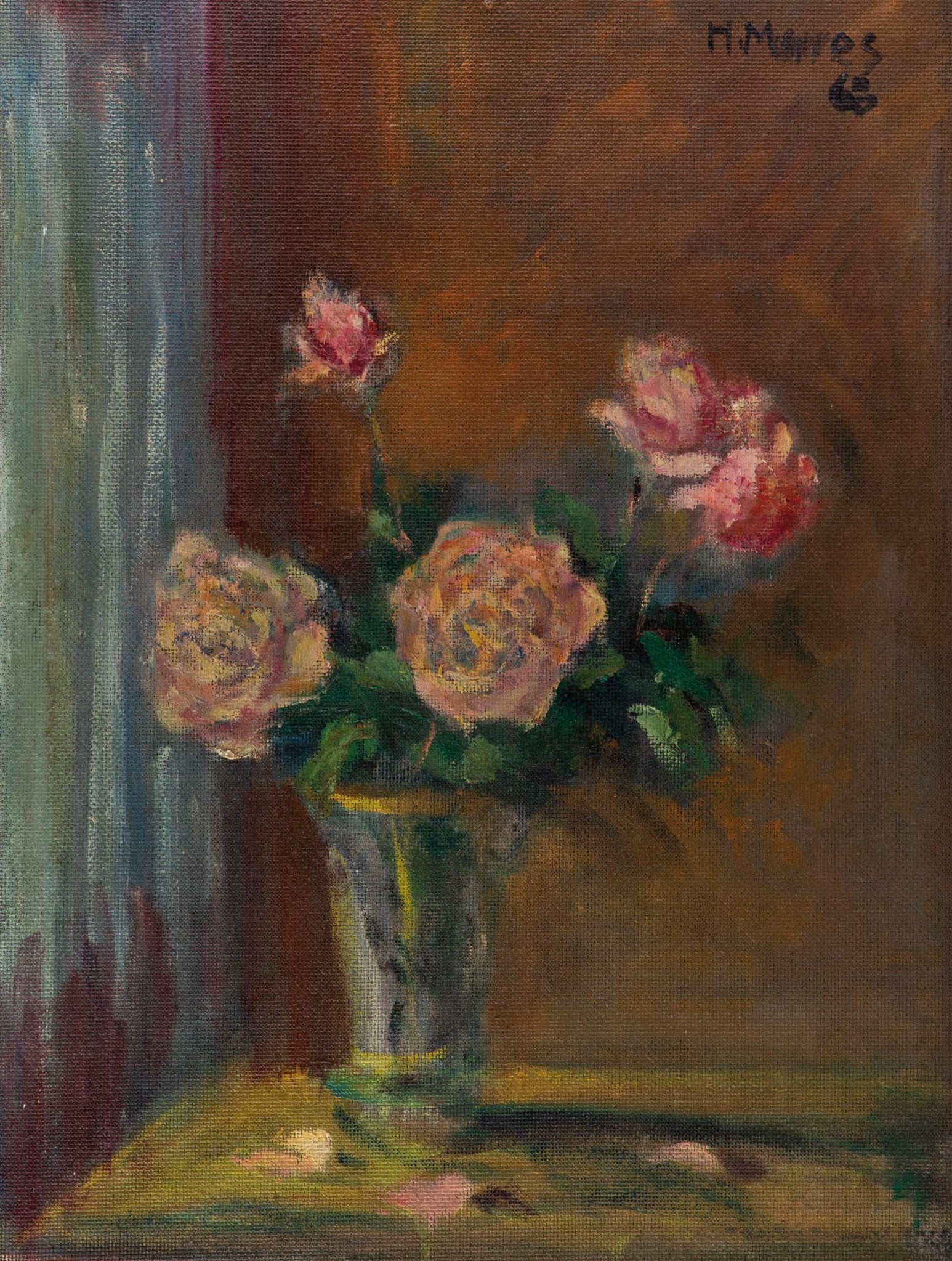 Hermann Morres - Trandafiri în pahar