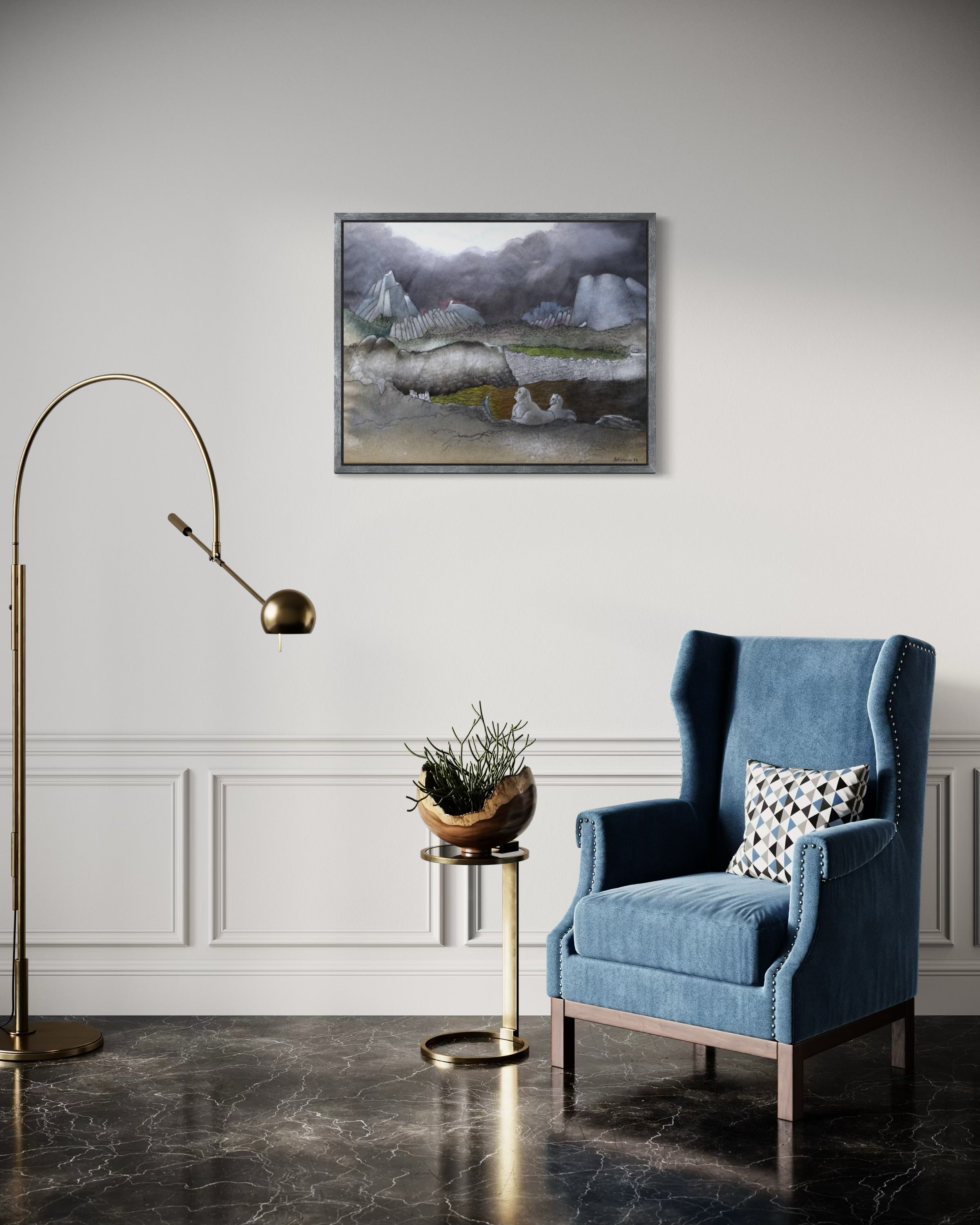 Paul Ackerman - Paysage imaginaire