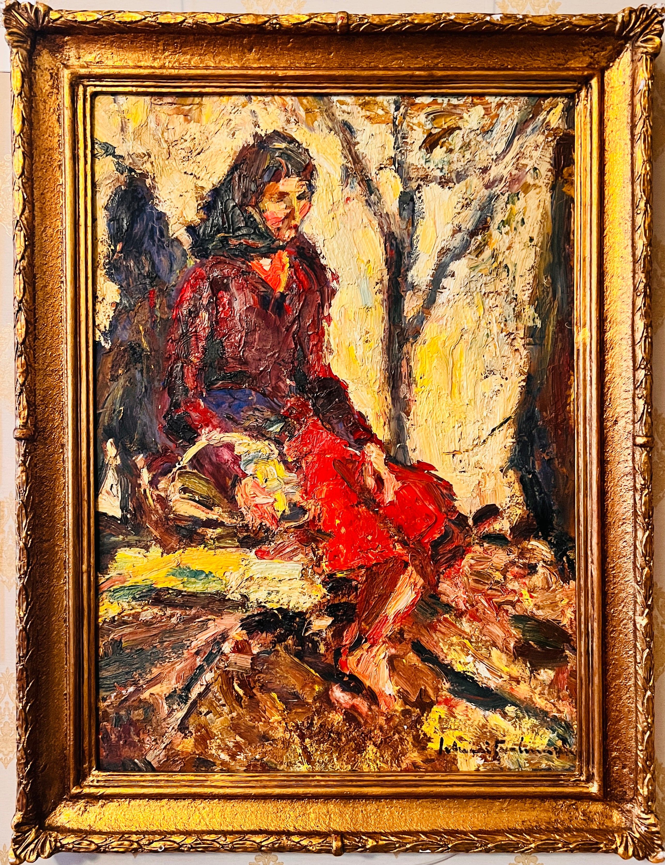 Rudolf Schweitzer-Cumpăna - Țărăncuță odihnindu-se