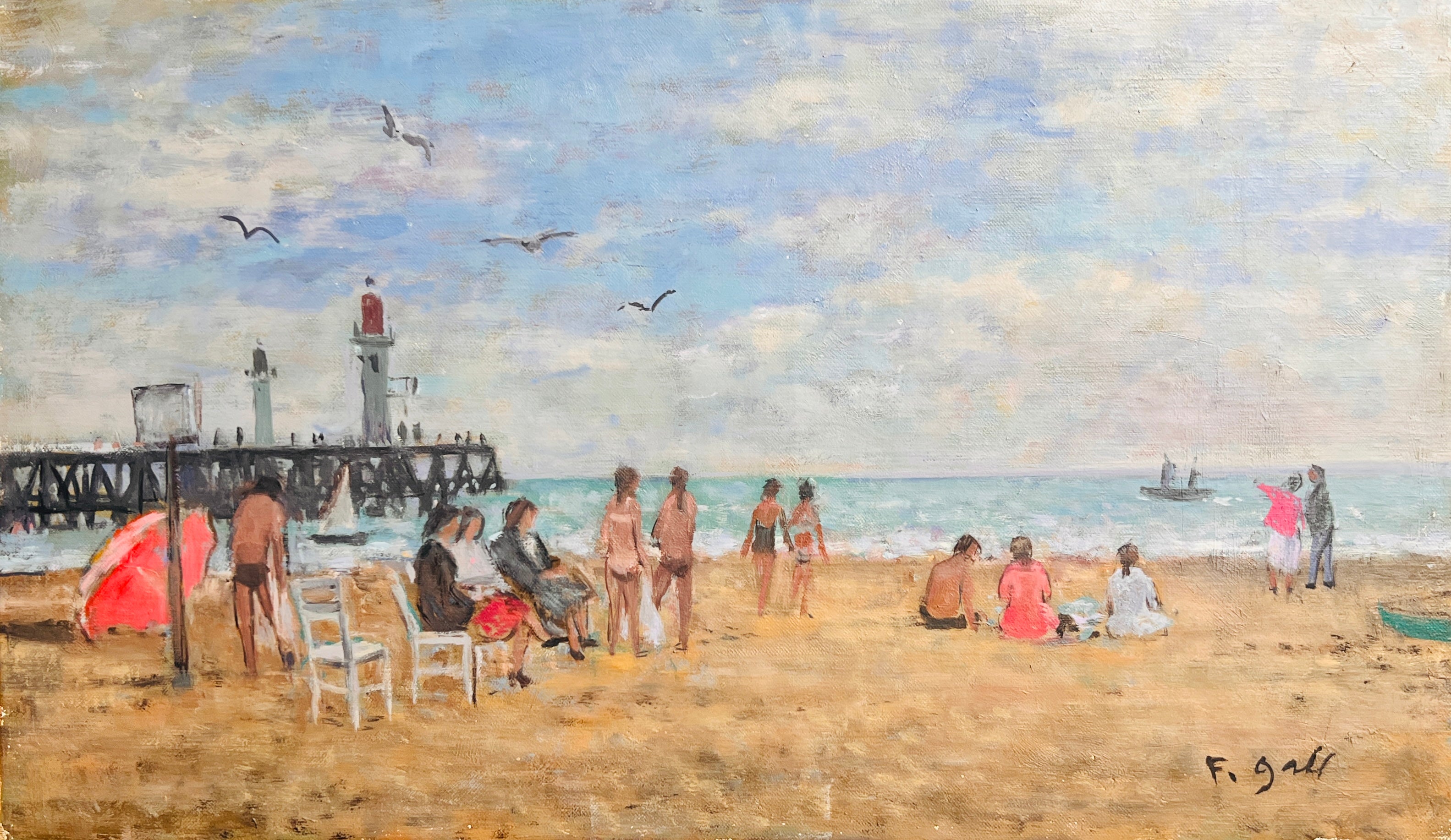 François Gall - L'après-midi à Trouville