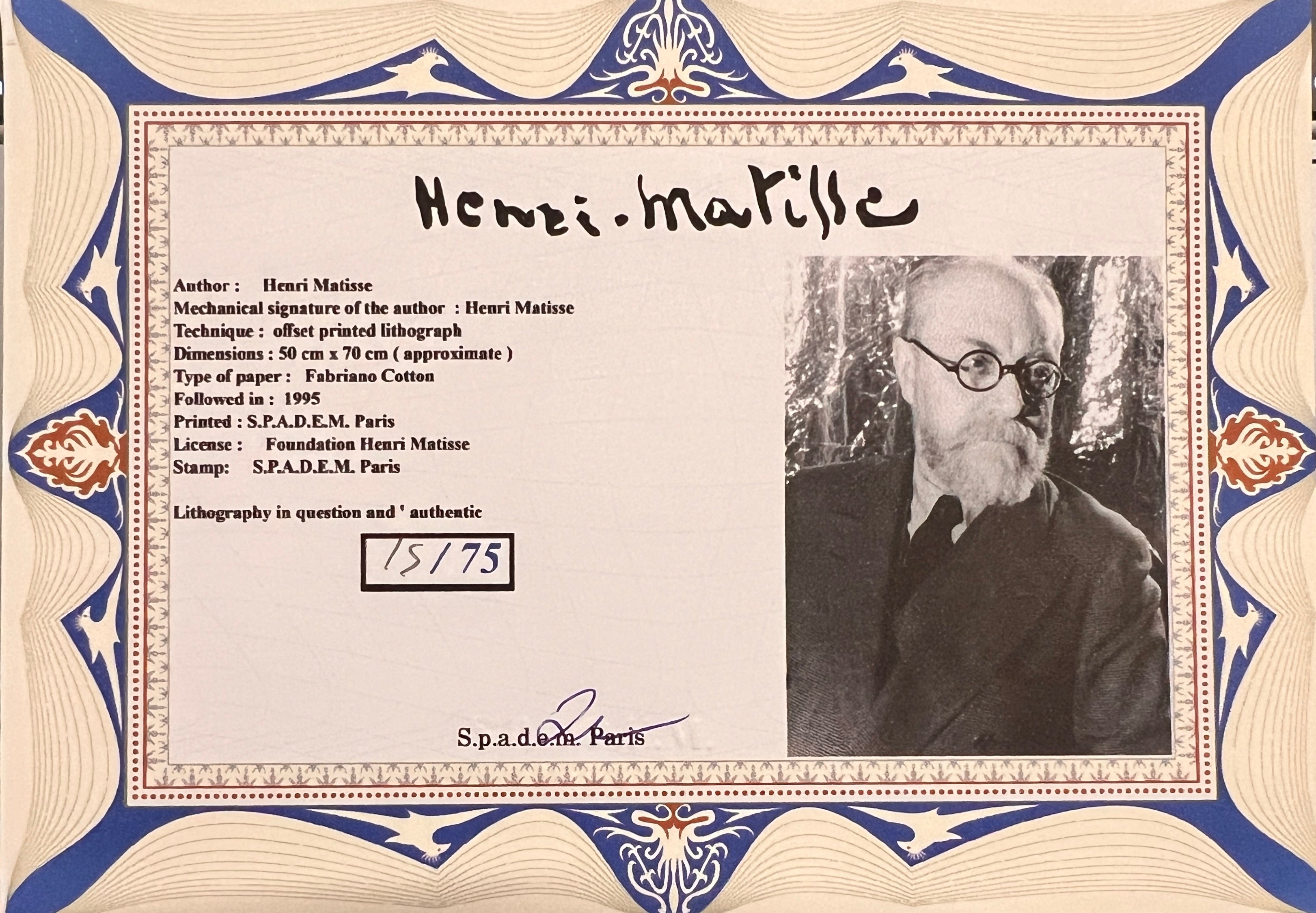 Henri Matisse - Zulma