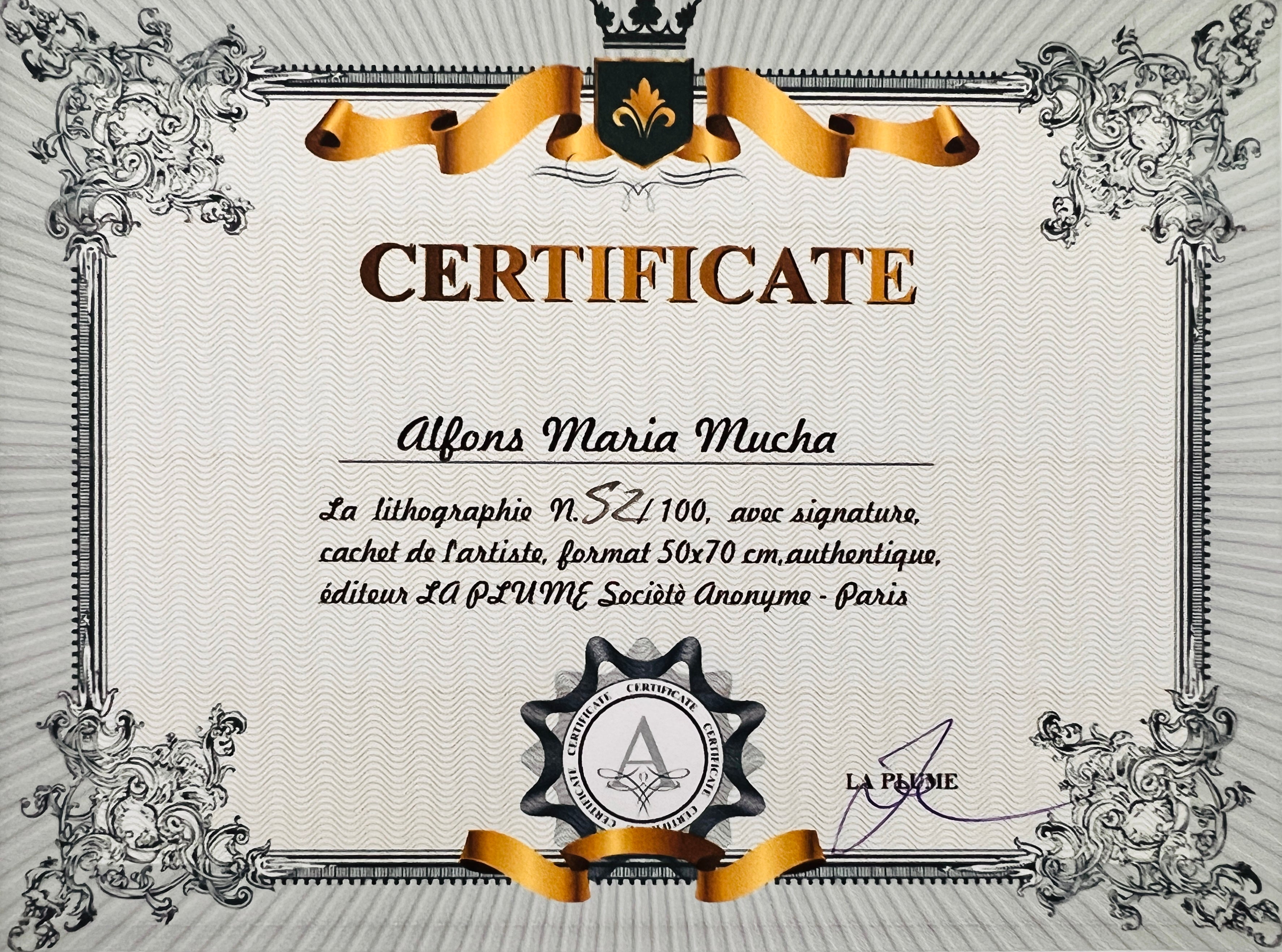 Alphonse Mucha - Evening Reverie