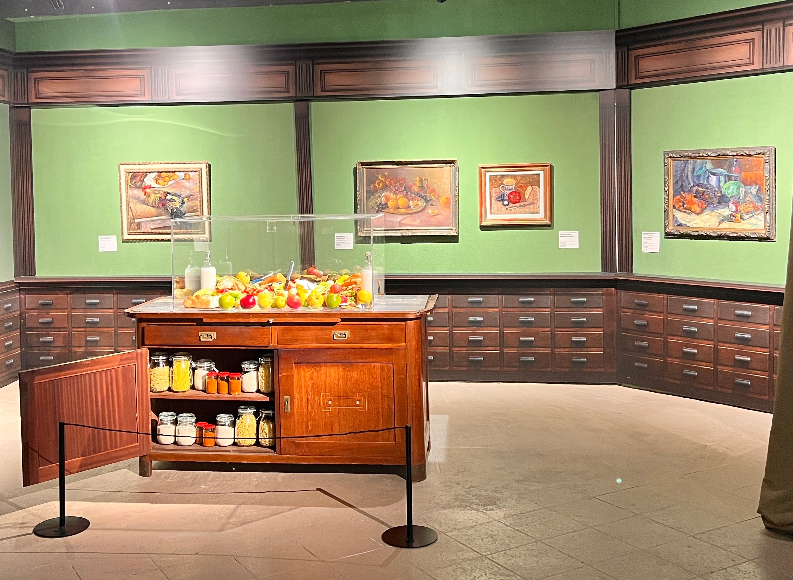 Samuel Mützner - Natură statică cu cocoș și pere - Artiss