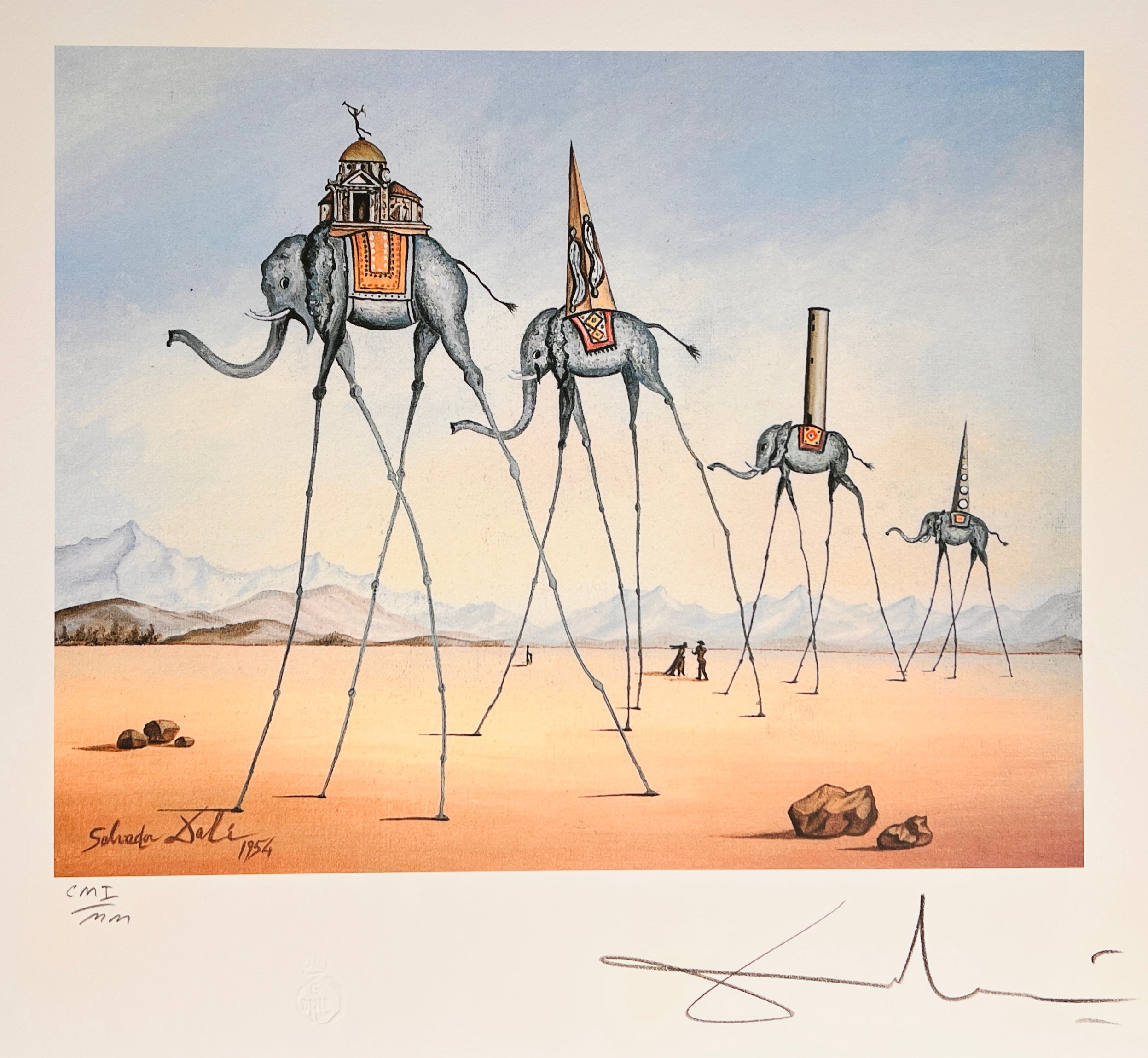 Salvador Dali - Les elephants spaciaux