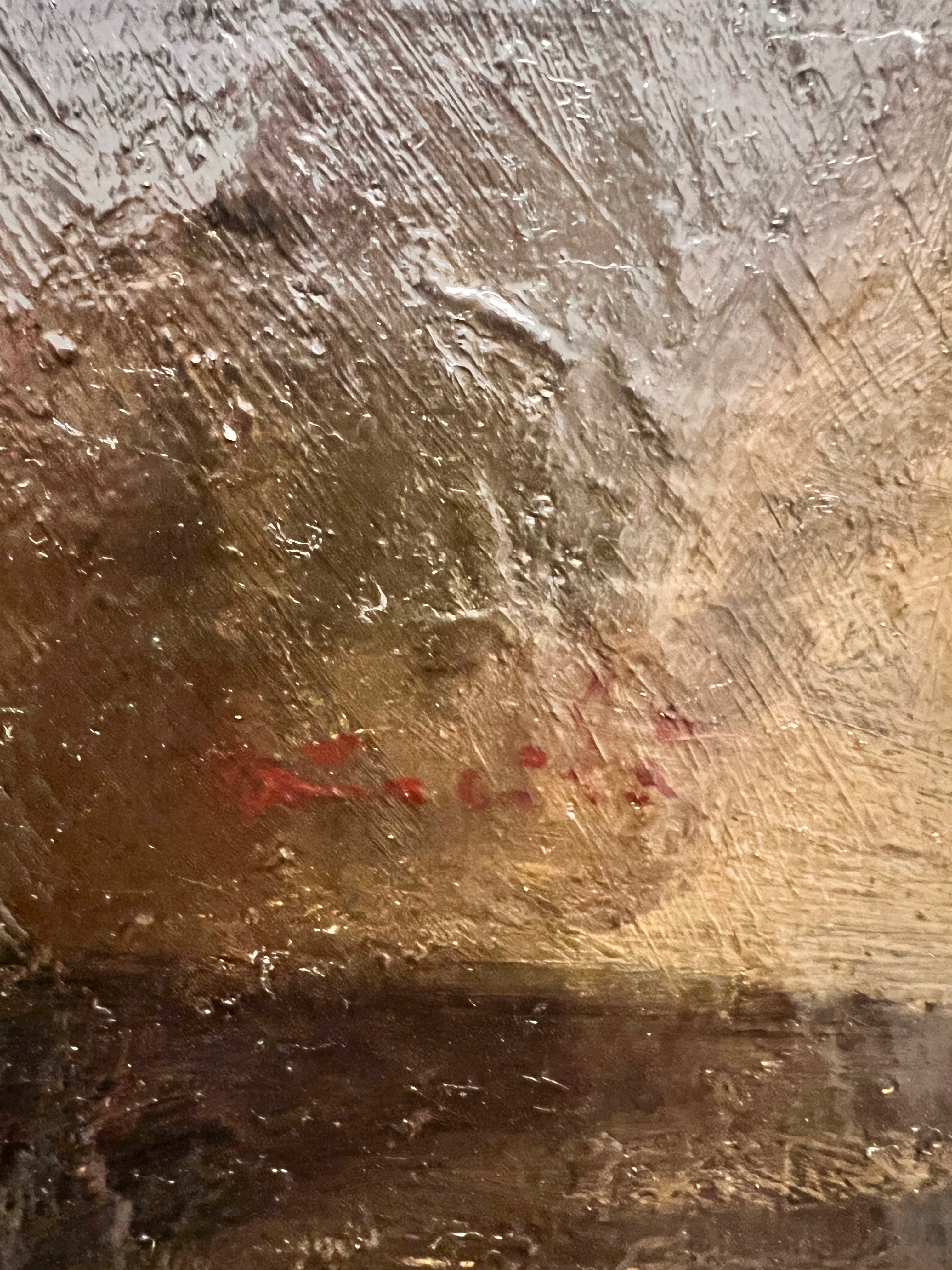 Octav Băncilă - Vas pictat cu garoafe