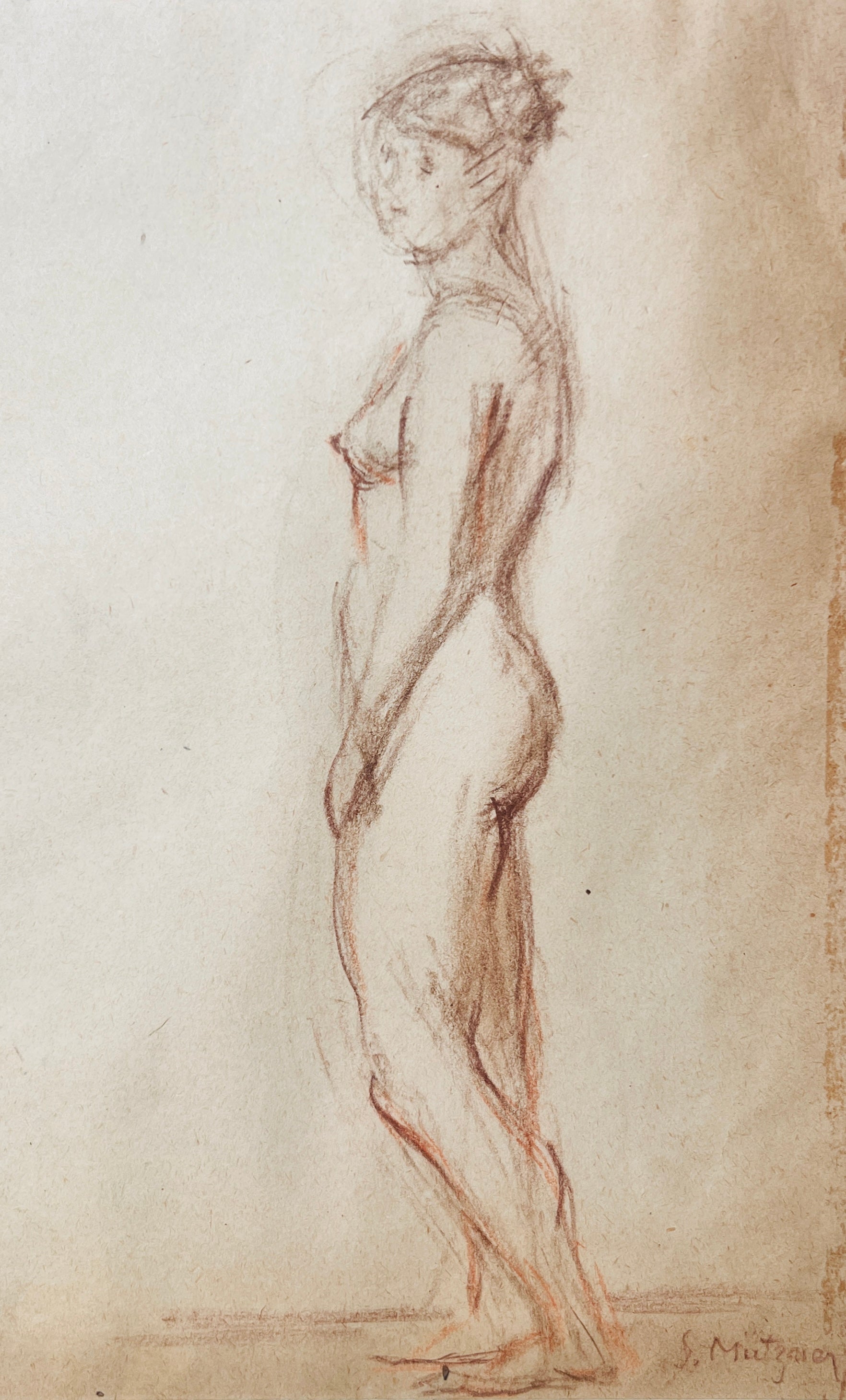 Samuel Mützner - Nud în picioare - Artiss