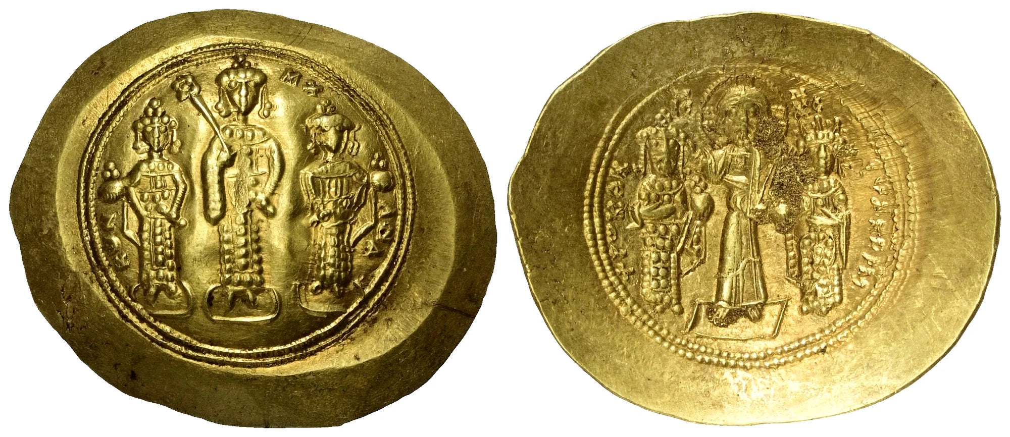 Monedă Nomisma Histamenon, Roman Diogenes, Imperiul Bizantin, 1068-1071, aur (clasată fond)
