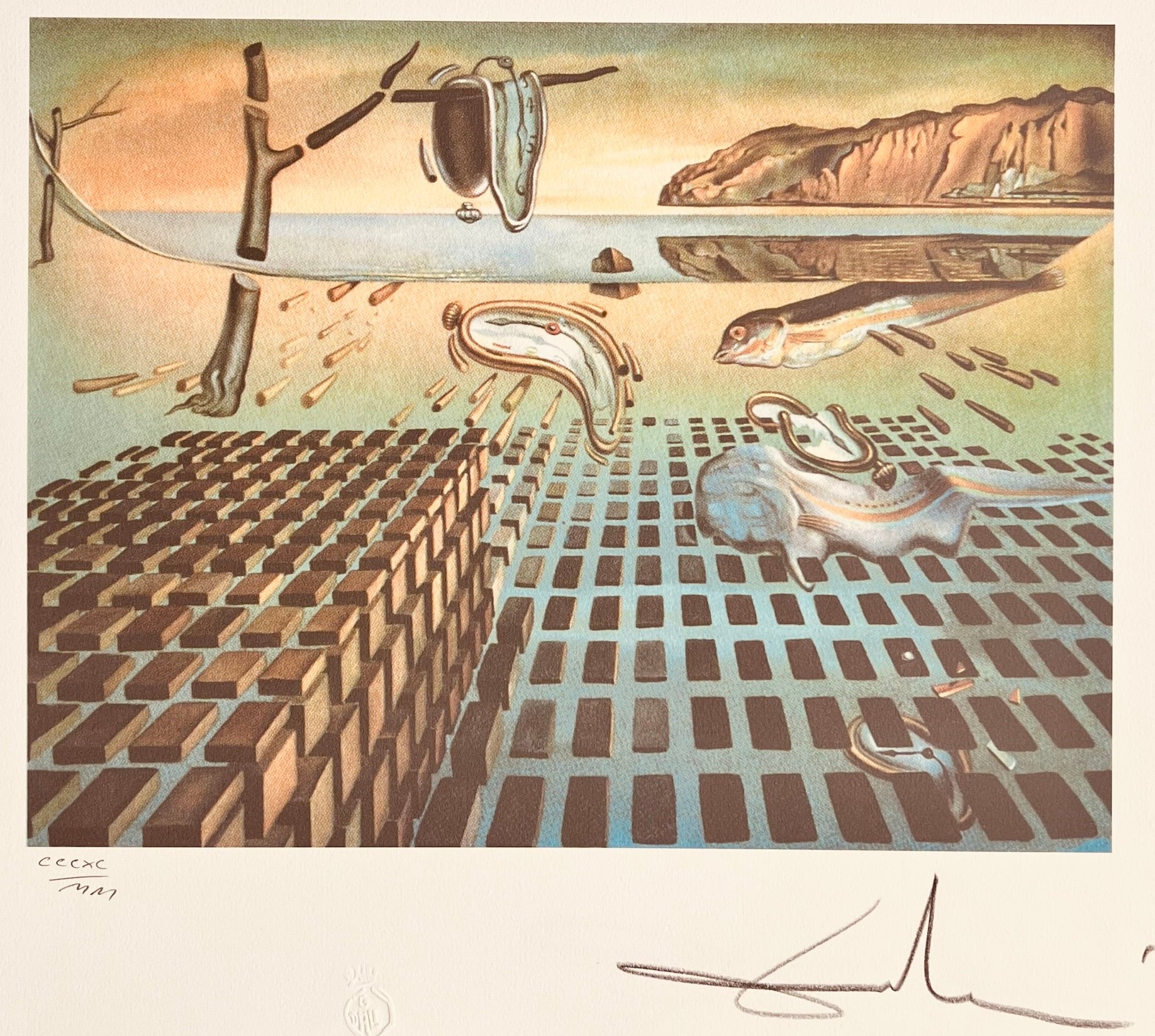Salvador Dali - La Desintegración de la Persistencia de la Memoria