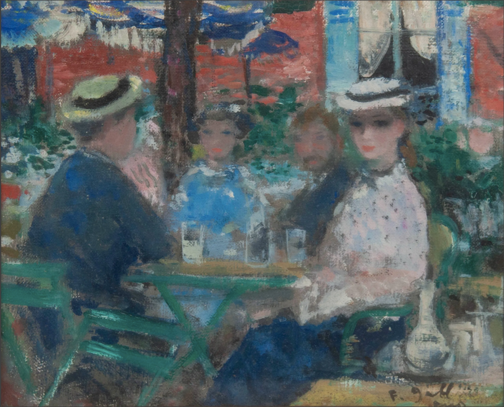 François Gall - Le guéridon vert