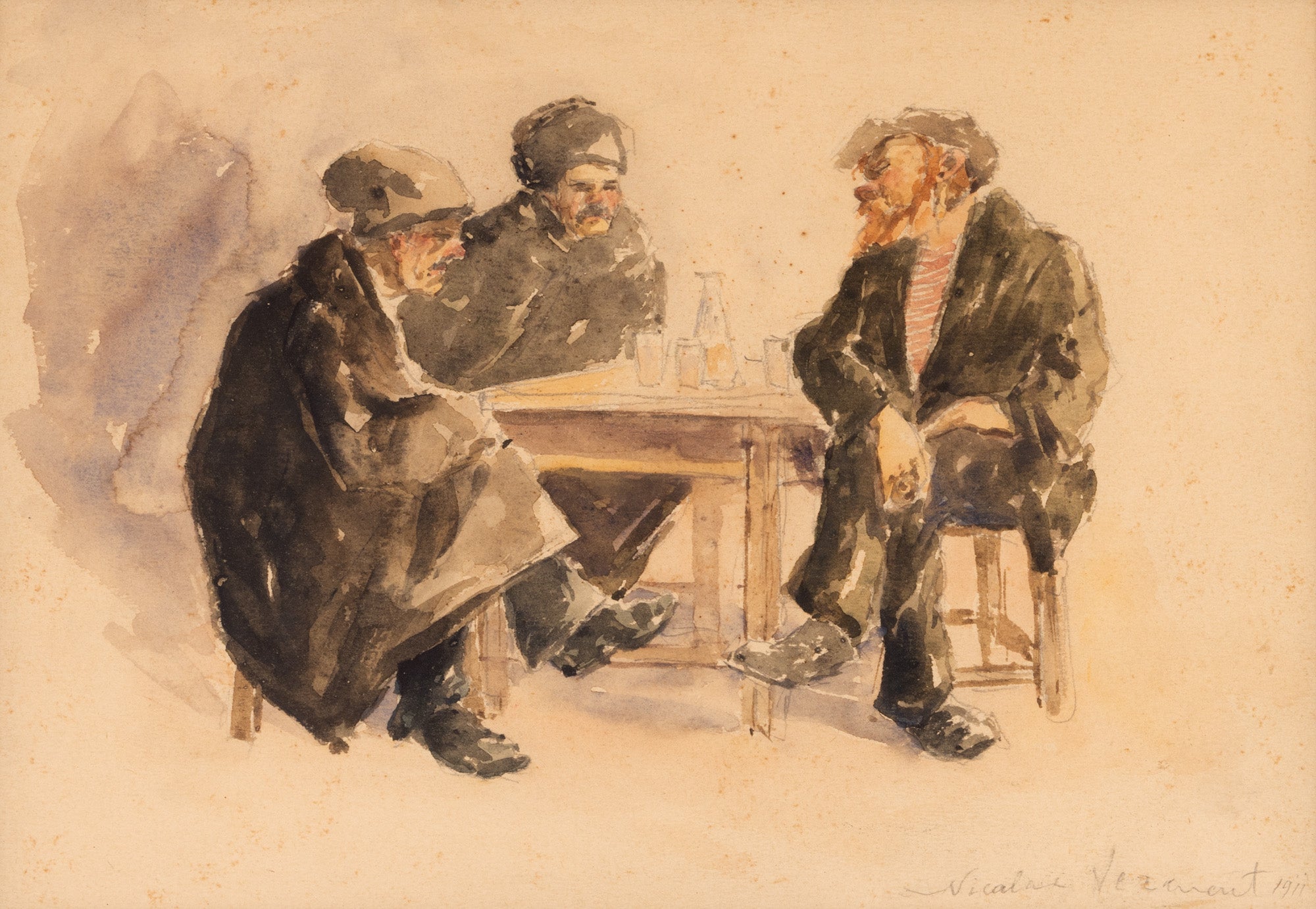 Nicolae Vermont - La cârciumă