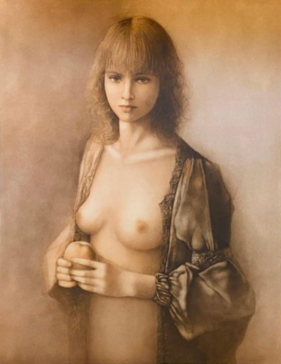 Georges Mazilu (atribuit) - Jeune femme à la pêche - Artiss