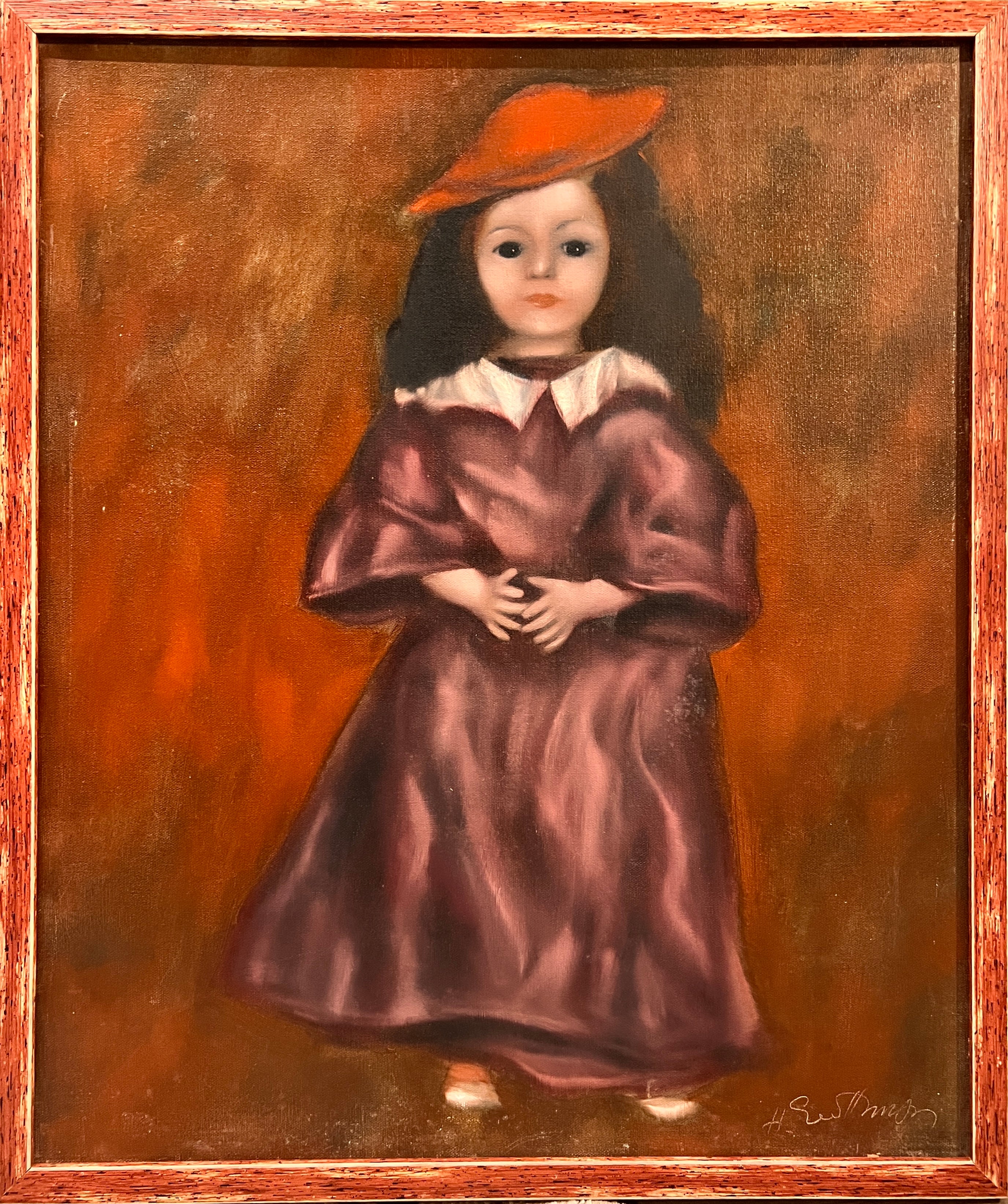Harry Guttman - Girl with a red hat