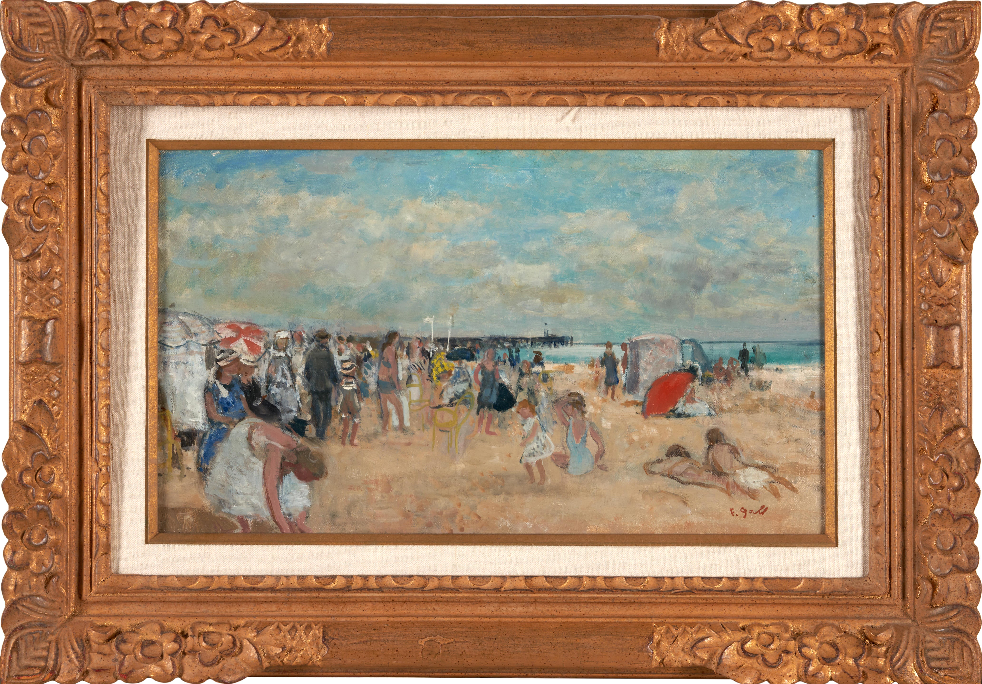 François Gall - La Plage à Trouville