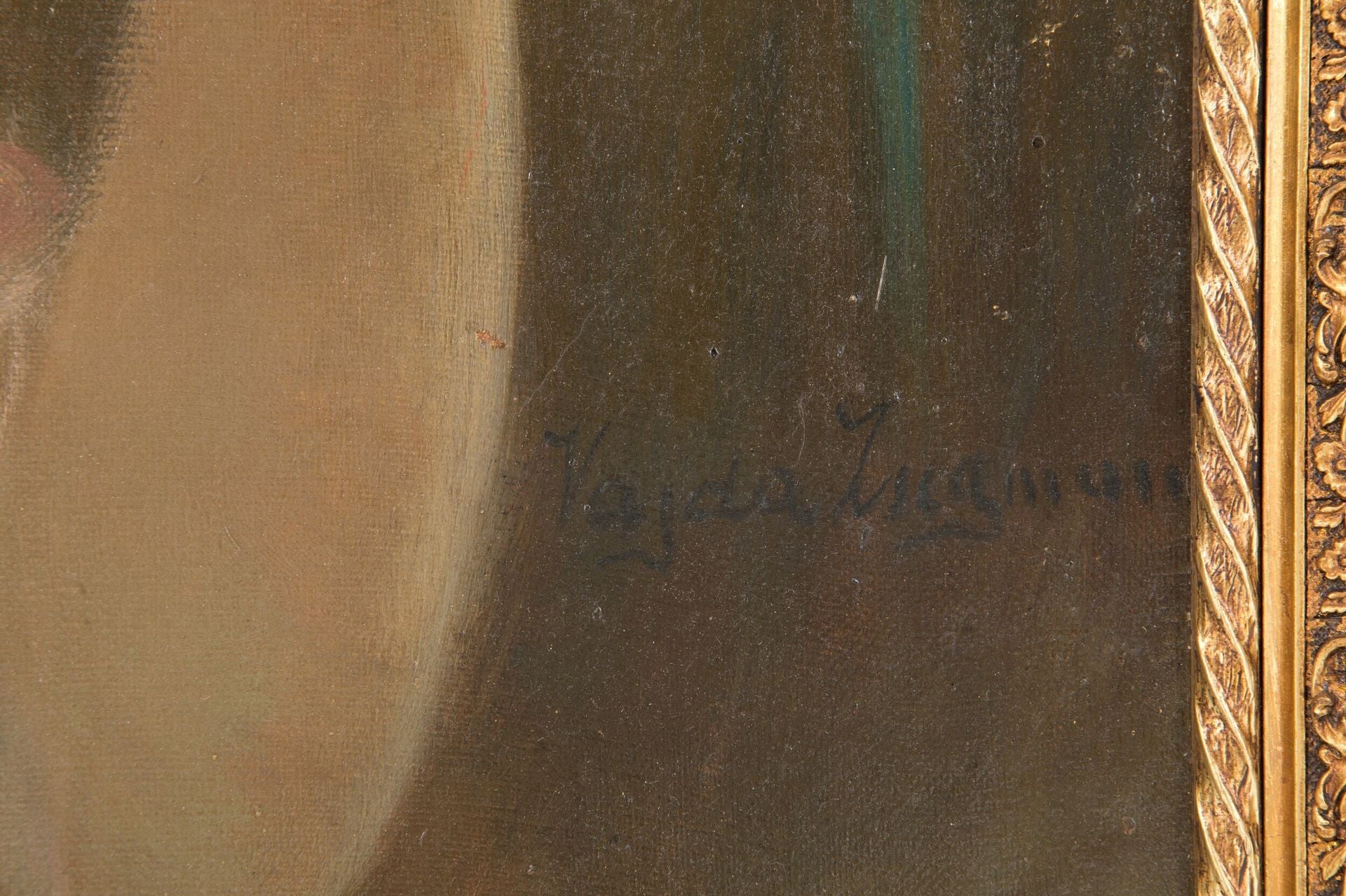 Vajda Zsigmond - Donna con Pappagall