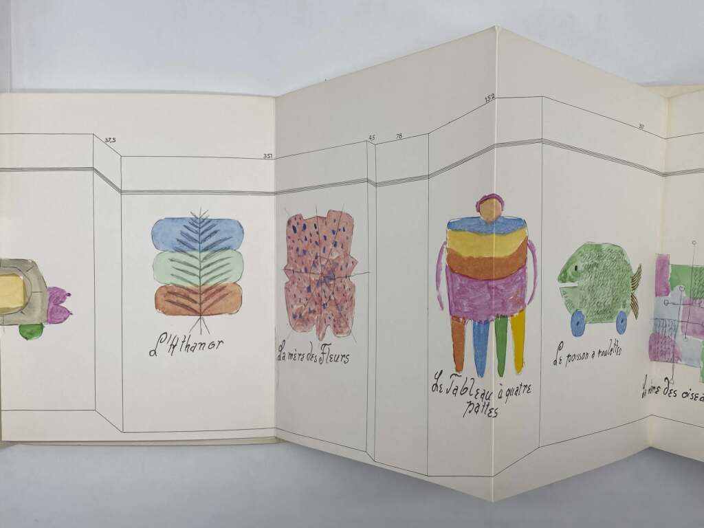 Victor Brauner - "Plan de l'exposition" și "Catalogue d`exposition", Galeria Alexandre Iolas, Paris