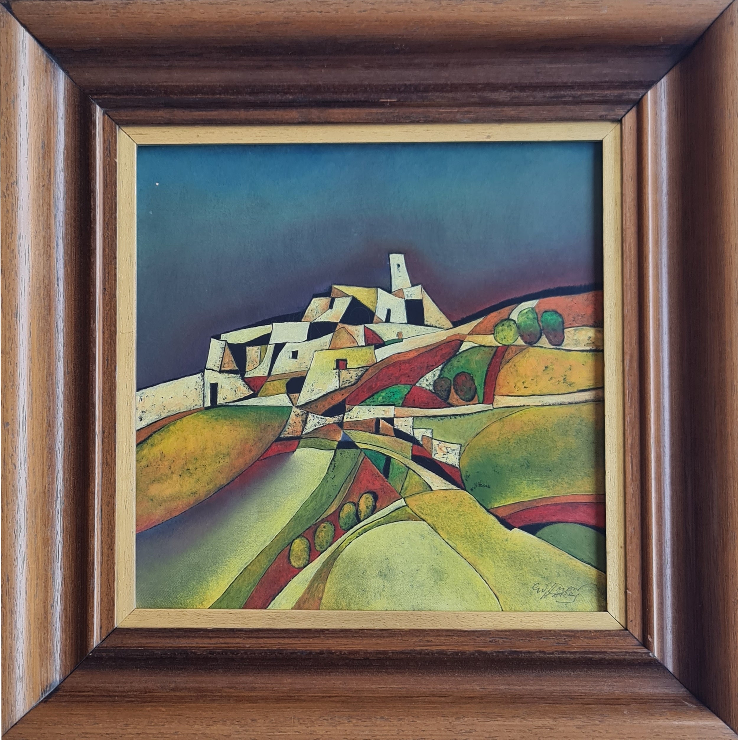 Harry Guttman - Peisaj cubist