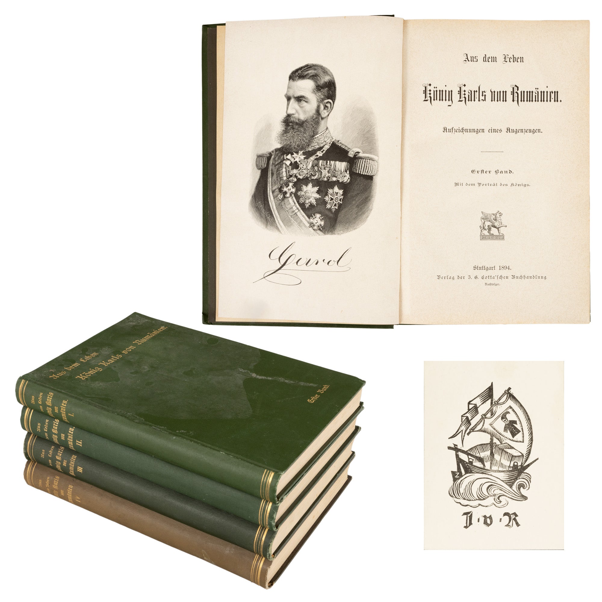 ”Din viața Regelui Carol I al României, de un martor ocular”, de Mite Kremnitz, patru volume, 1894-1897