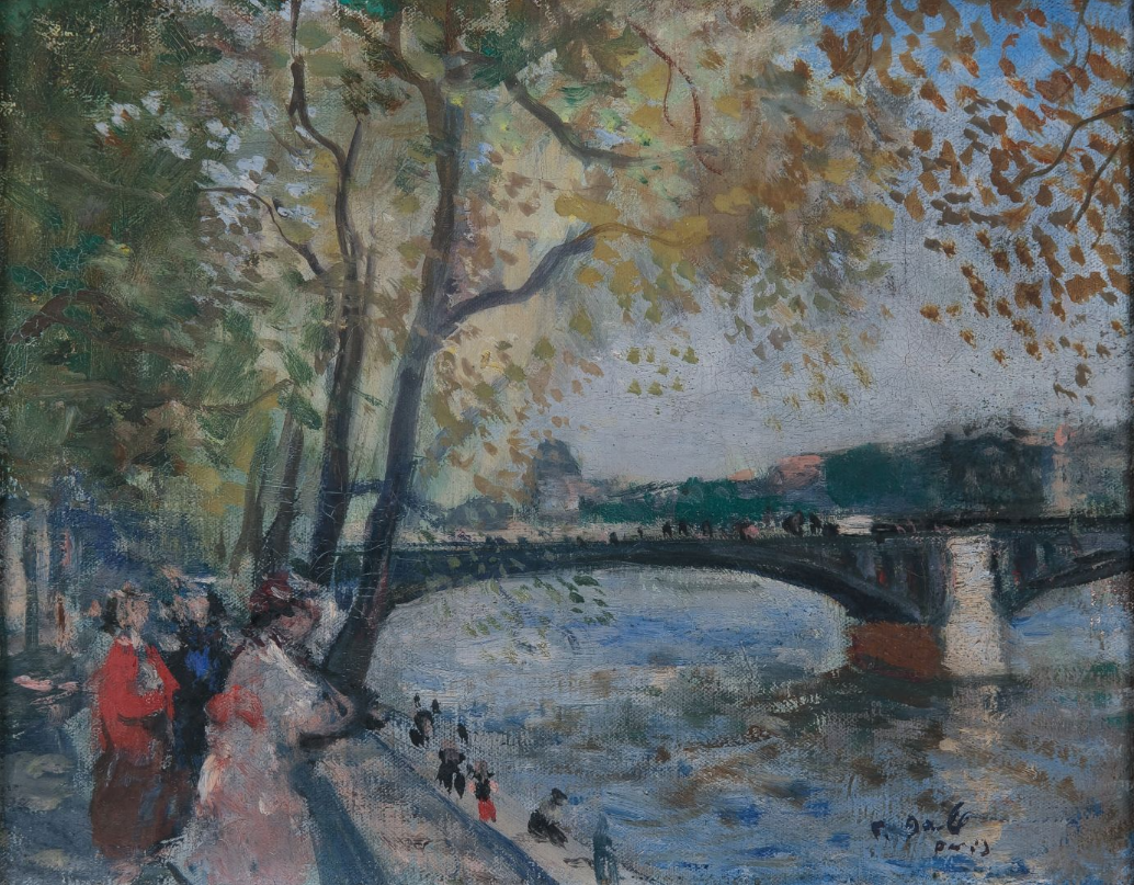 François Gall - Paris, le pont des Arts - Artiss