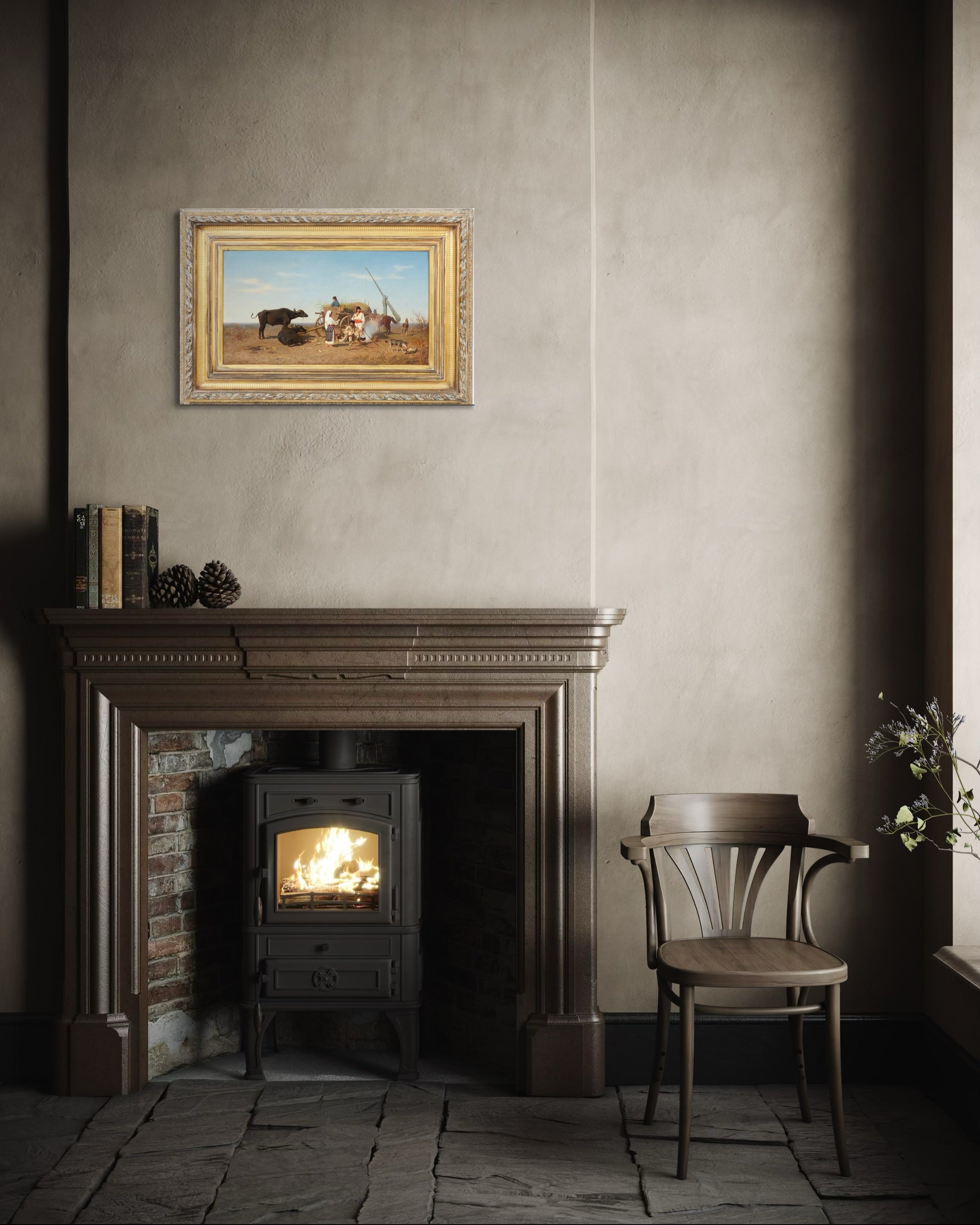 Emil Volkers - Odihnă la câmp