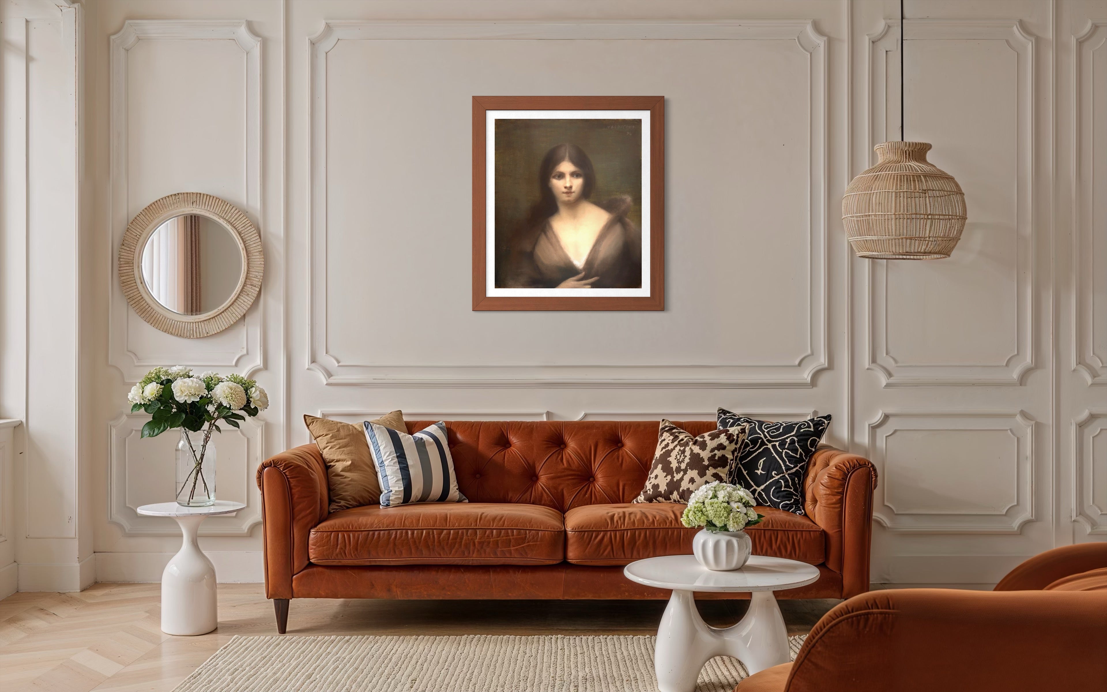 Nicolae Gropeanu - Portrait de jeune fille brune