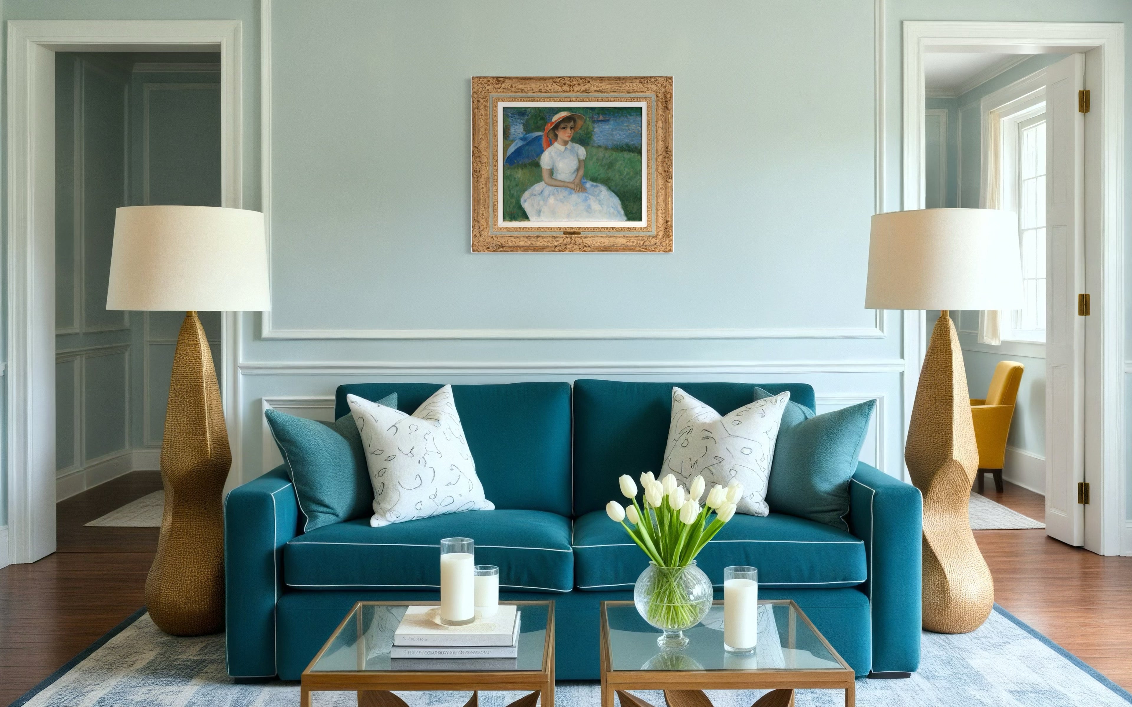 François Gall -  Ombrelle bleue