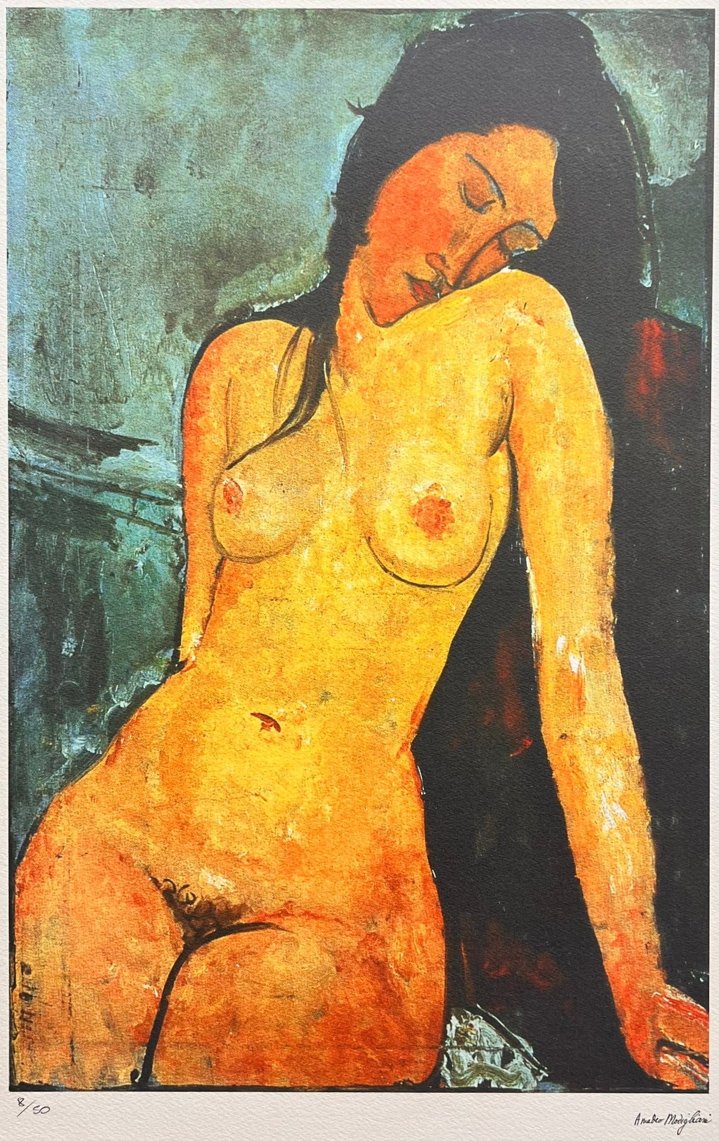 Amedeo Modigliani - Standing Act - Artiss