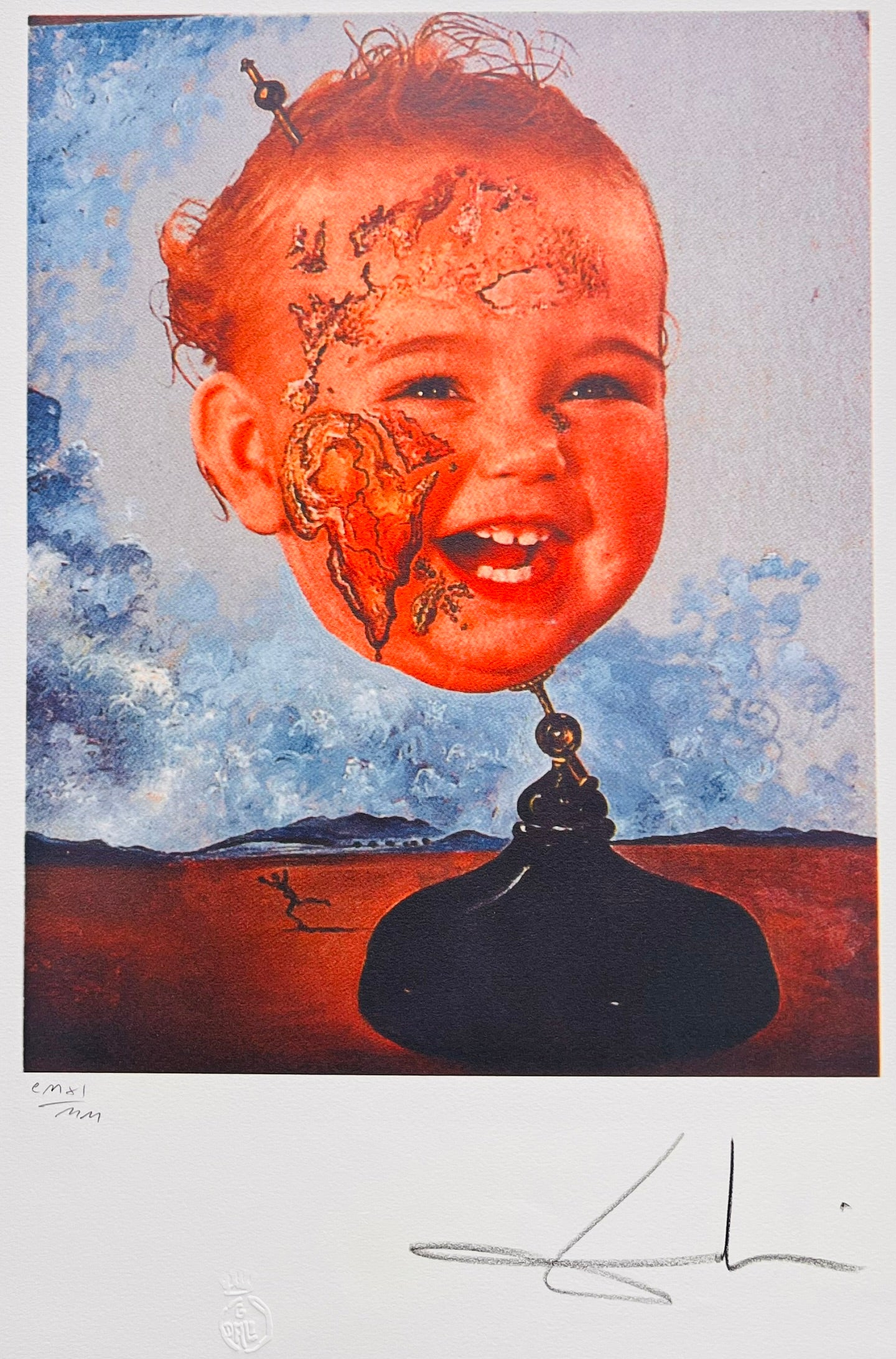 Salvador Dali - Baby Map of the World - Artiss