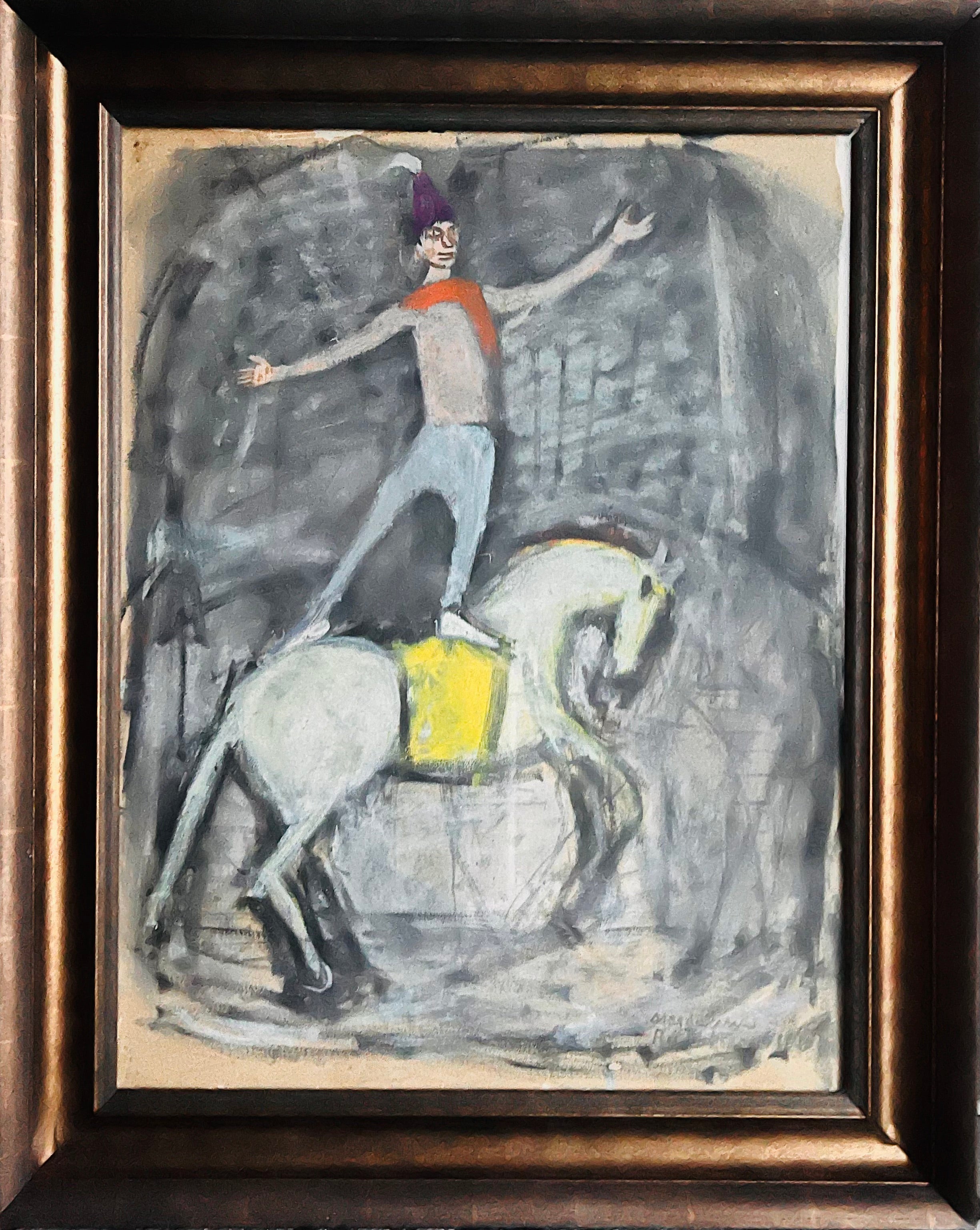 Magdalena Rădulescu - Clown debout sur un cheval