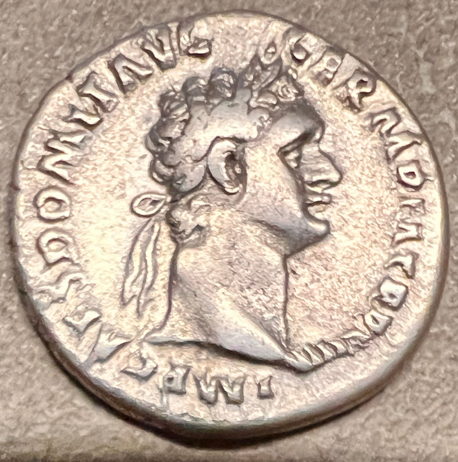 Monedă Denarius, Domițian, tip Minerva, 89 e.n., argint (clasata Fond) - Artiss