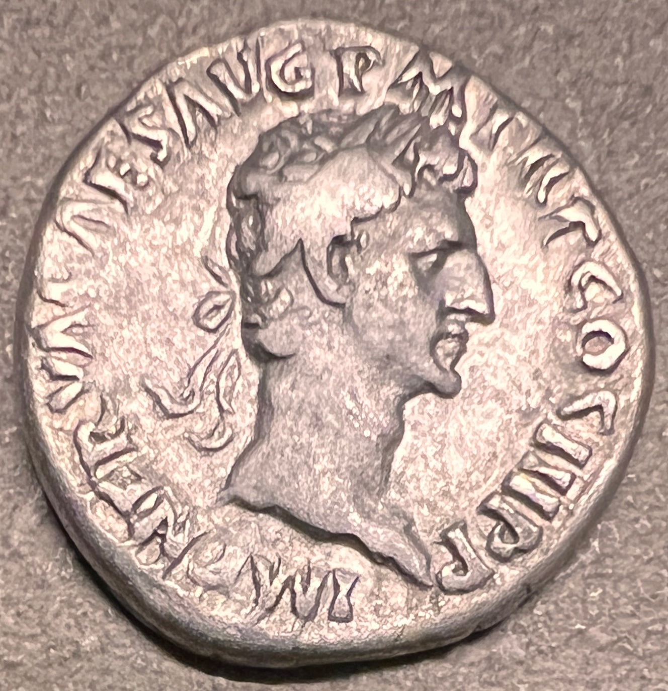 Monedă Denarius, Nerva, denar tip Concordia, 97 e.n., argint (clasata Fond) - Artiss