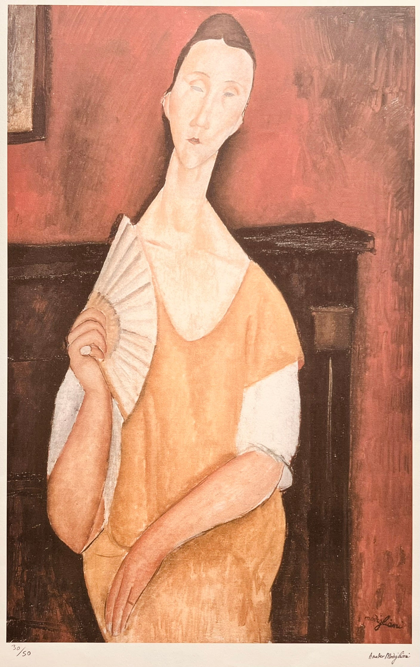 Amedeo Modigliani - Woman with a Fan