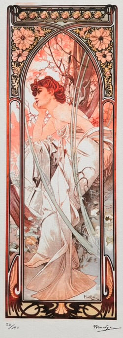 Alphonse Mucha - Evening Reverie