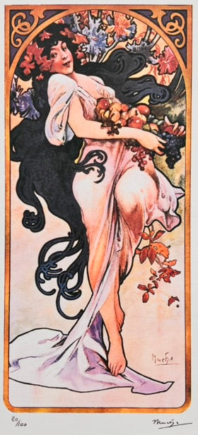 Alphonse Mucha - Seasons - Autumn