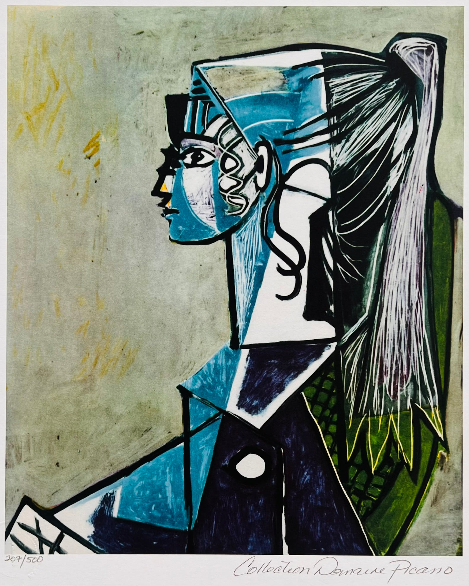 Pablo Picasso - Portrait of Sylvette David On Green Armchair