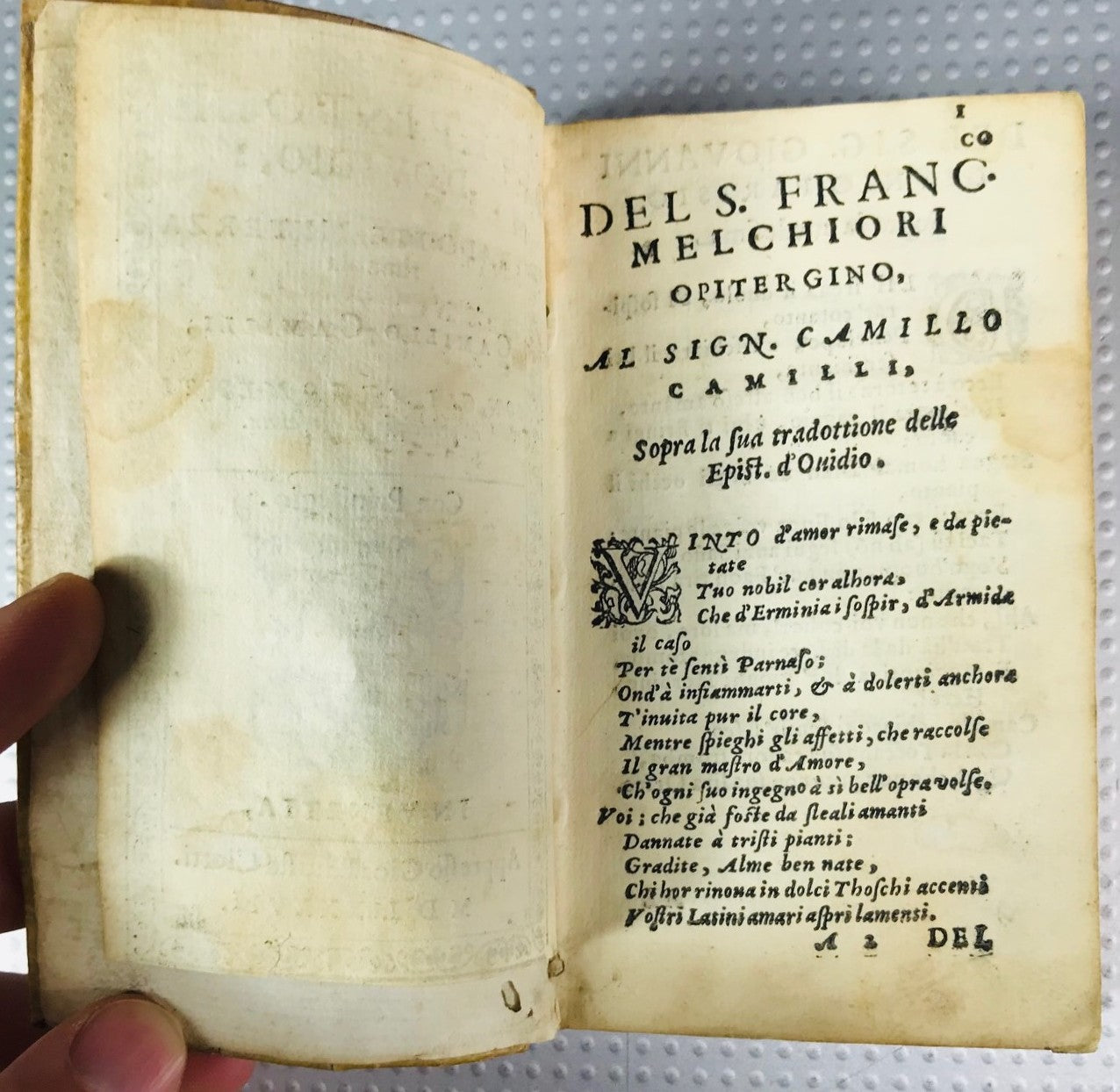 Epistolele lui Ovidiu. Venetia, 1587