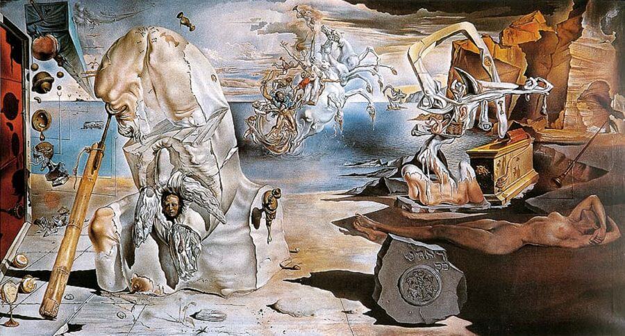 Salvador Dali - The apotheosis of Homer, Diurnal Dream of Gala