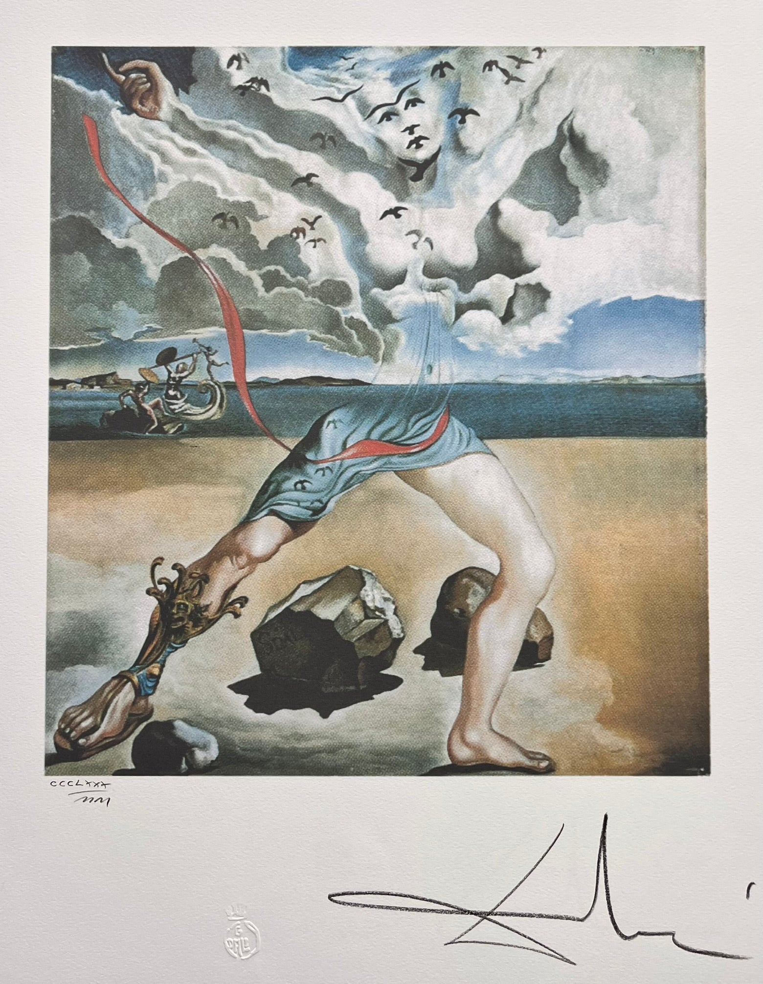 Salvador Dali - Mural painting for Helena Rubinstein