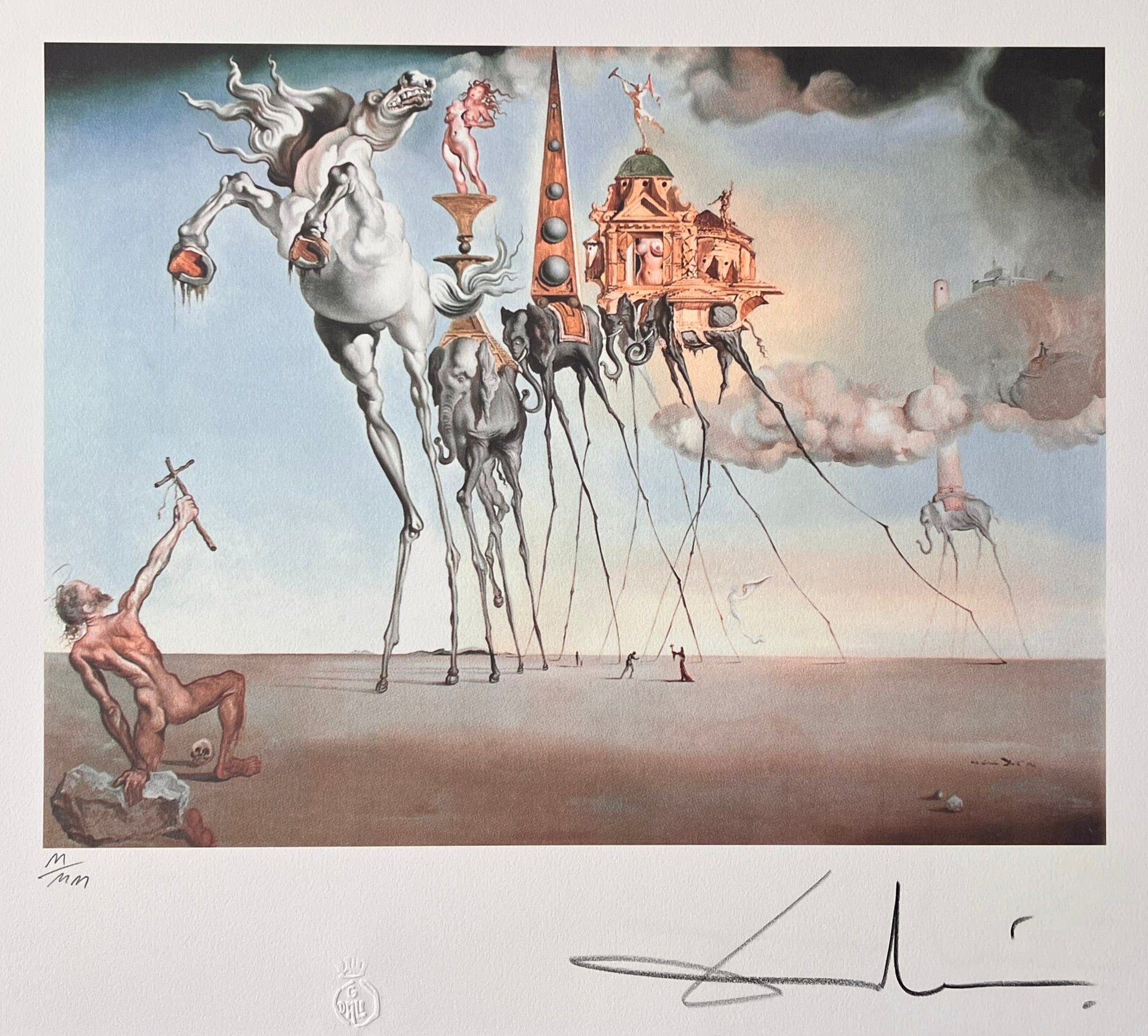 Salvador Dali - The Temptation of Saint Anthony