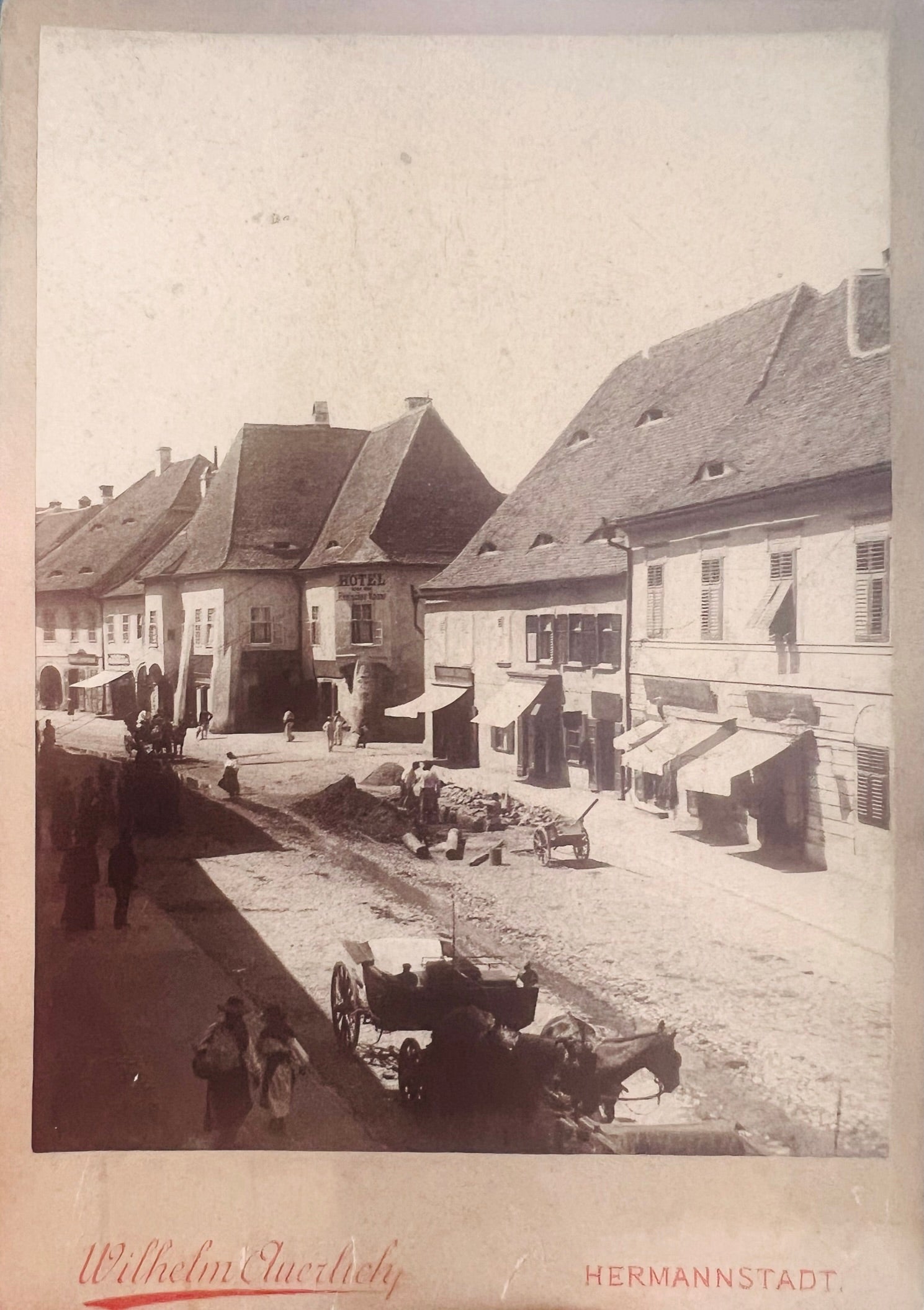 Sibiu, foto Wilhelm Auerlich, lot 3 foto cabinet - Artiss