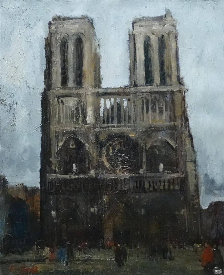 François Gall -  Vue sur Notre Dame, Paris