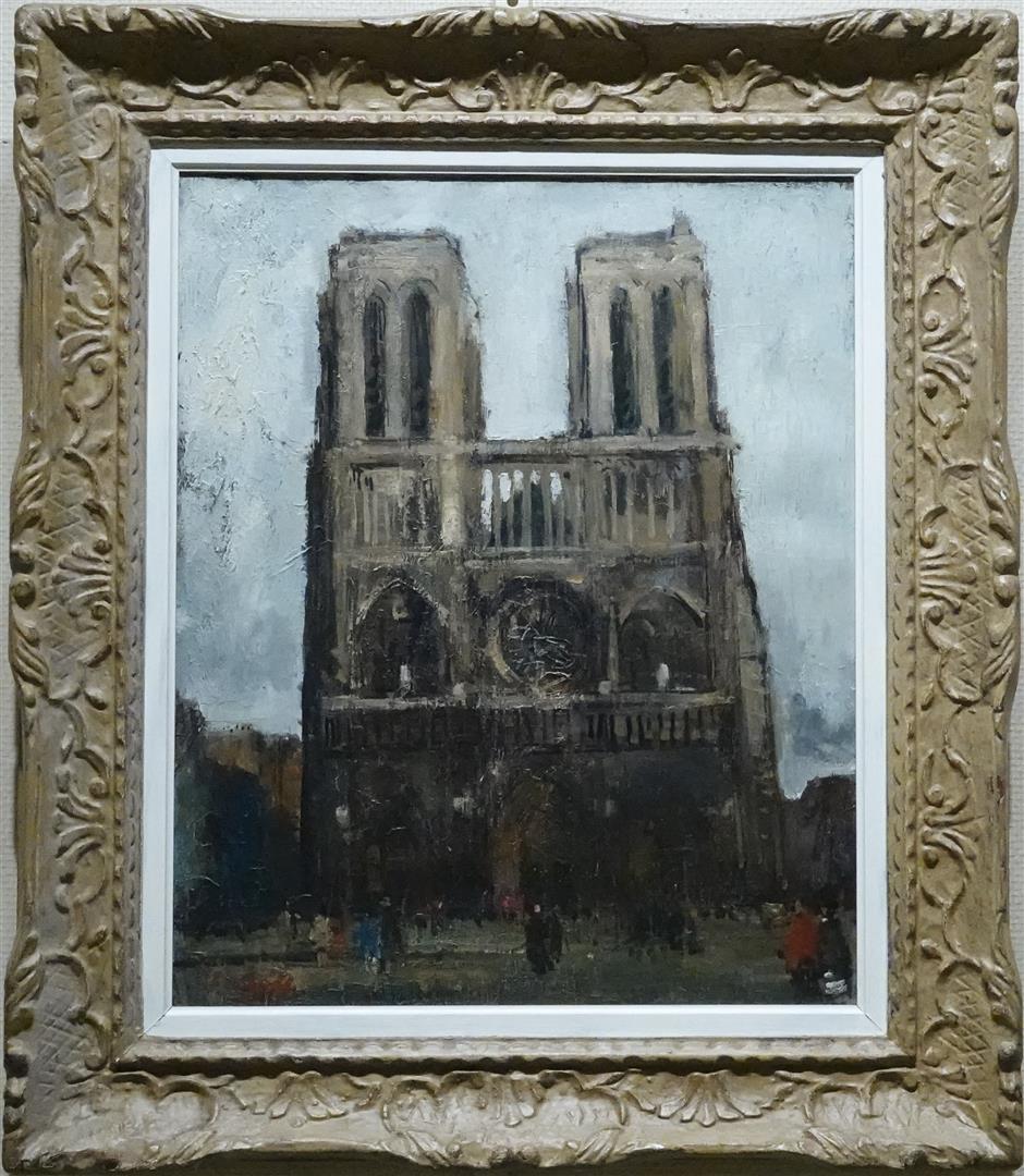 François Gall -  Vue sur Notre Dame, Paris