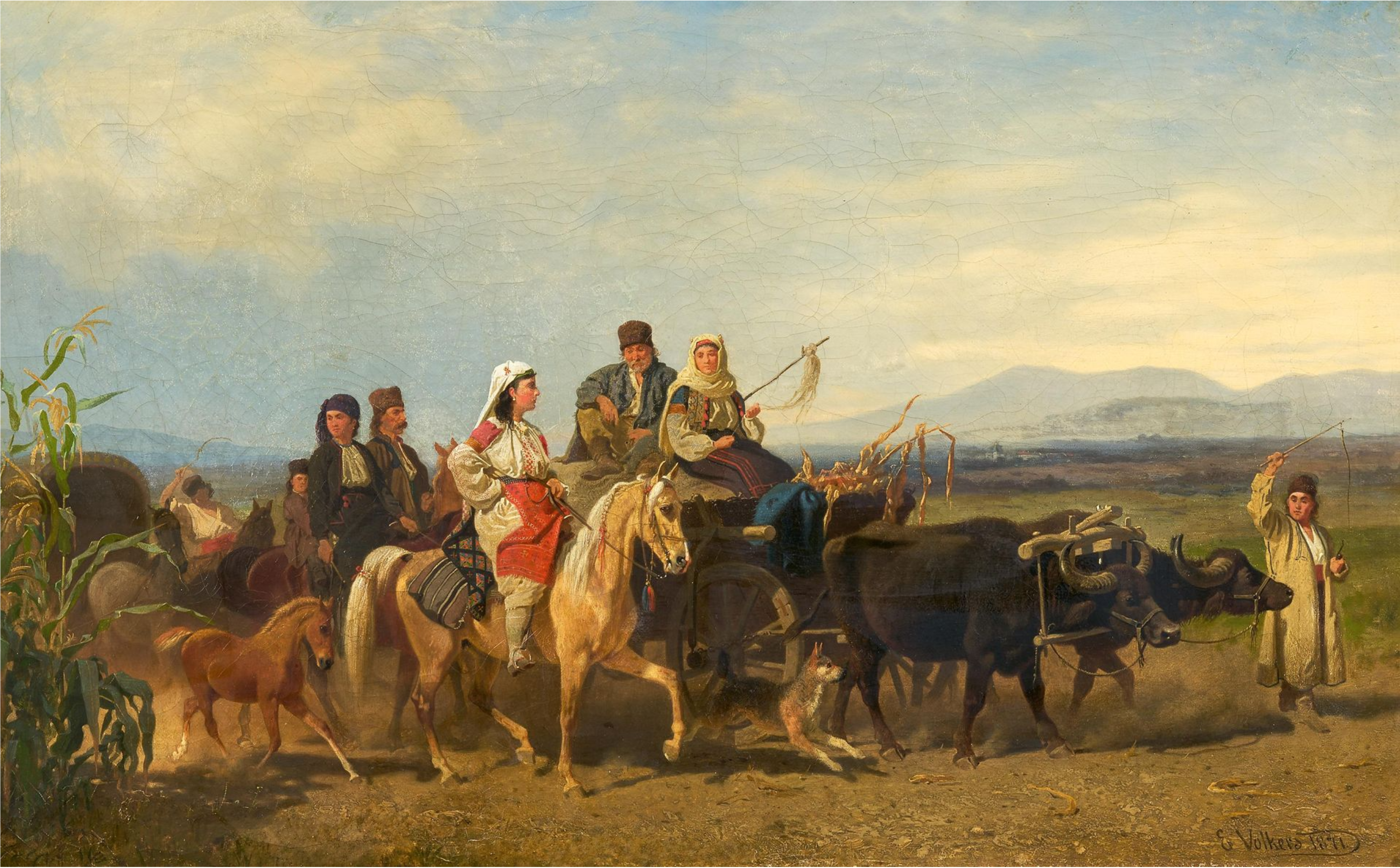 Emil Volkers - La drum, 1871