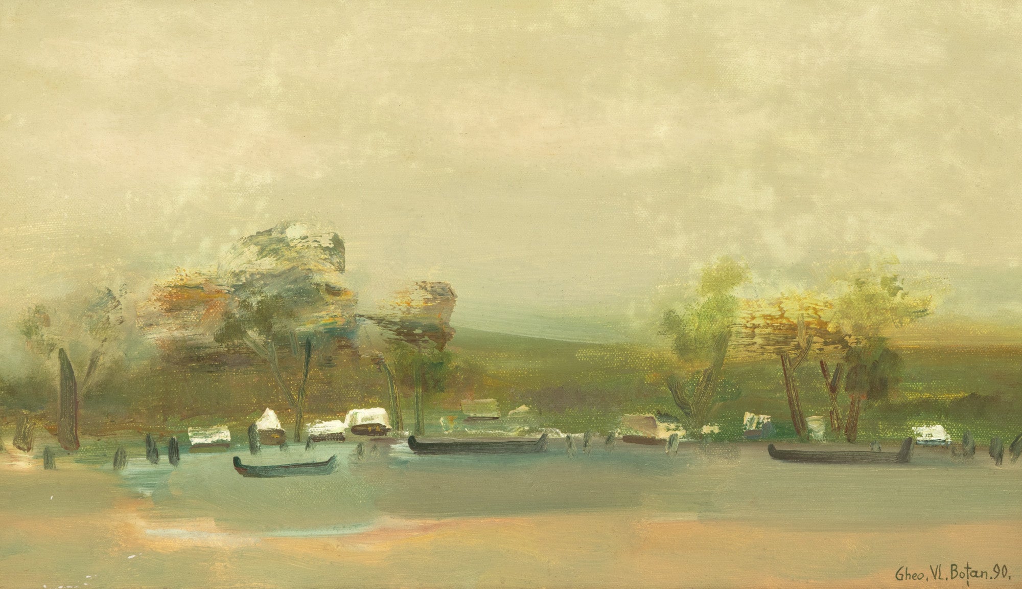 Gheorghe Boțan - Landscape from the Danube Delta