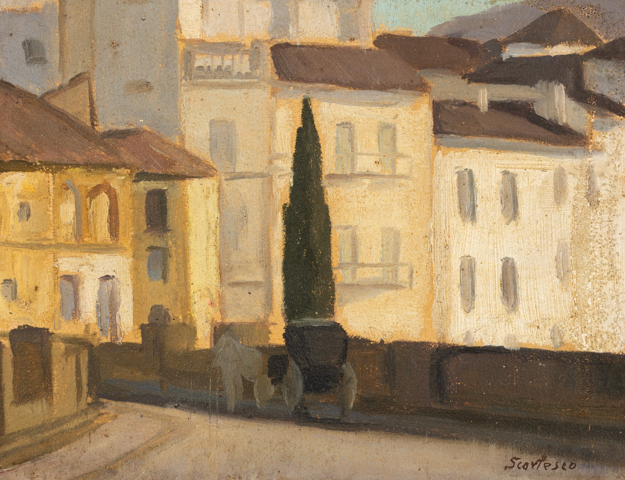 Paul Scorţescu - Peisaj din Italia