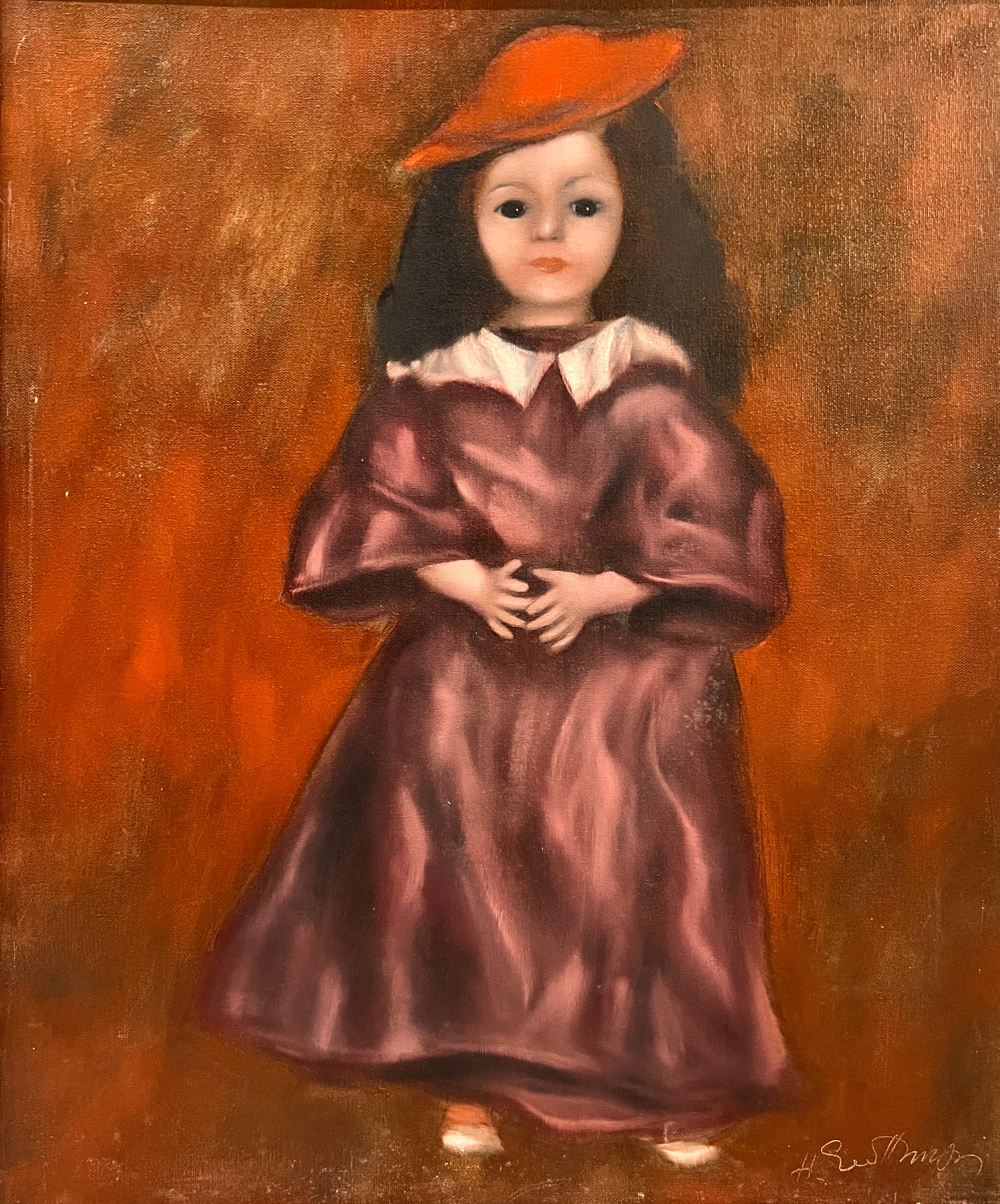 Harry Guttman - Girl with a red hat